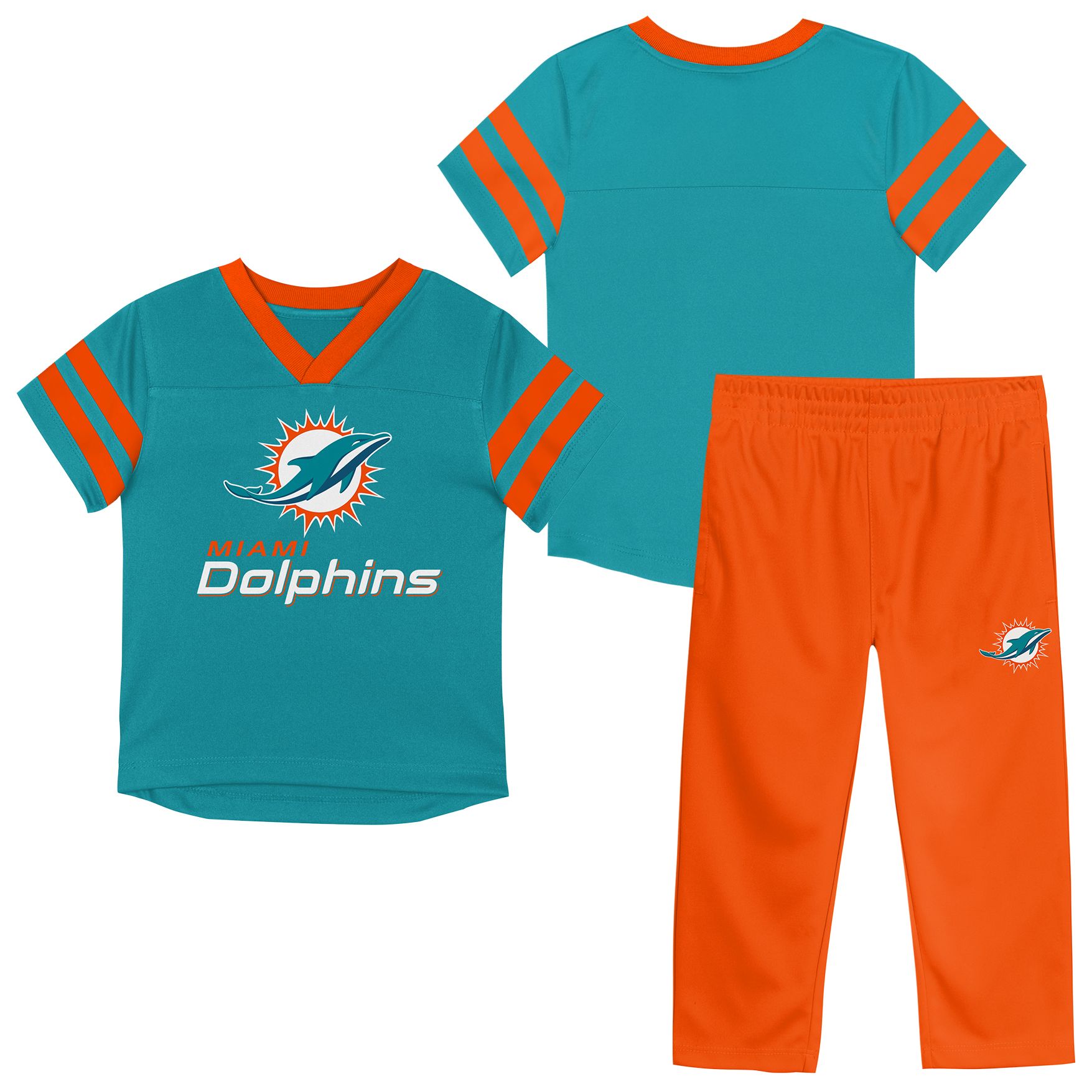 NFL Team Apparel Toddler Miami Dolphins Red Zone Set