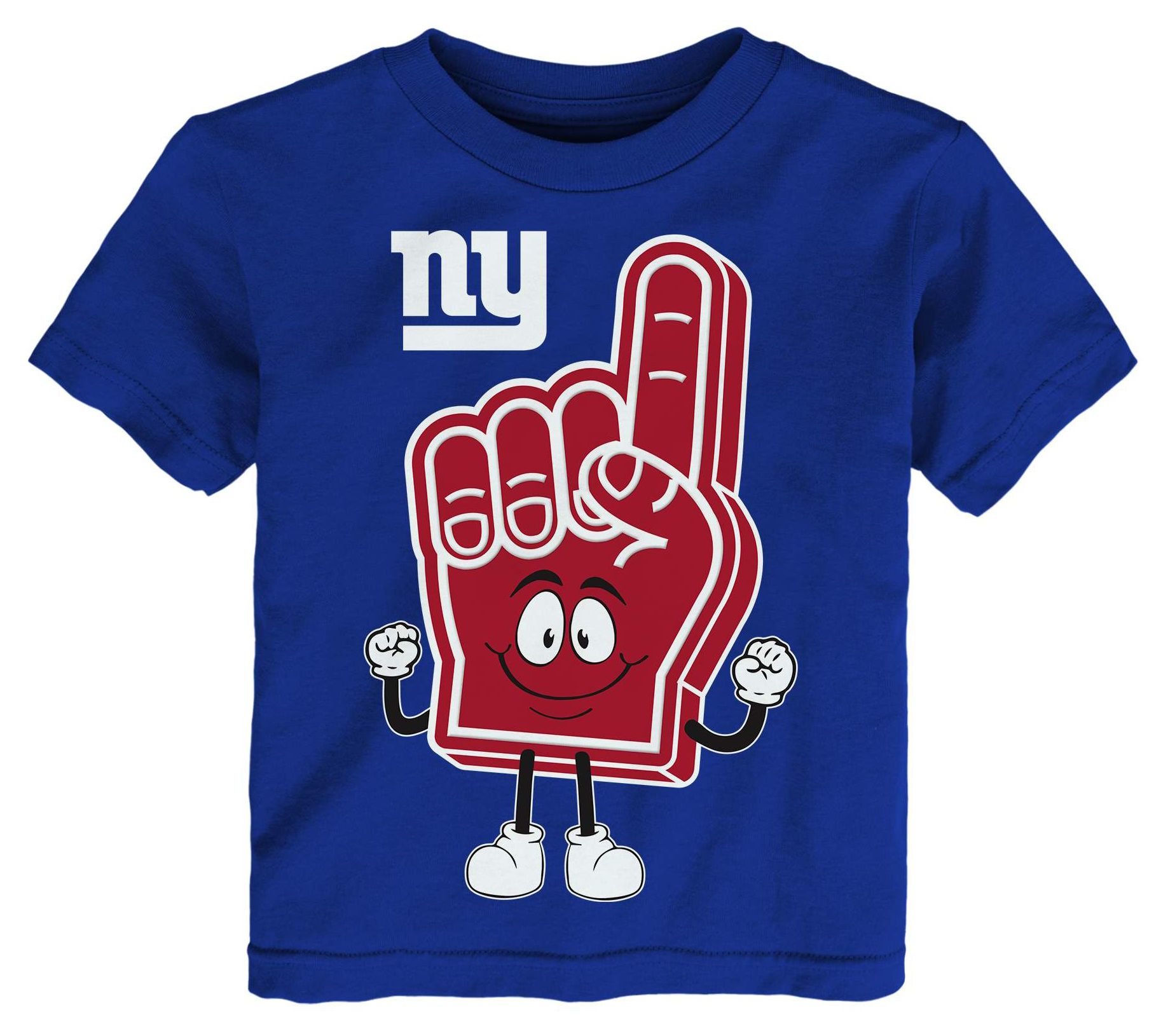 NFL Team Apparel Toddler New York Giants Blue T-Shirt