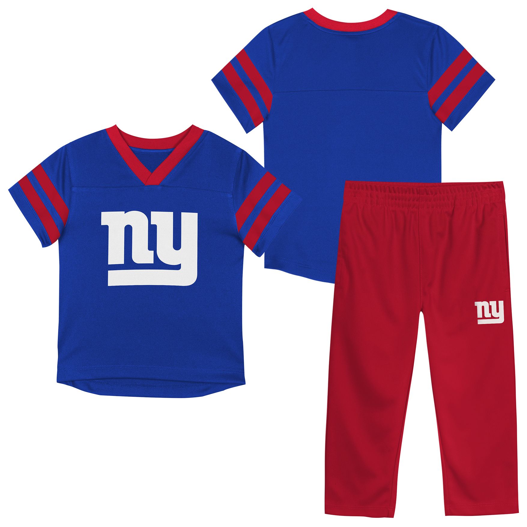 NFL Team Apparel Toddler New York Giants Red Zone Set