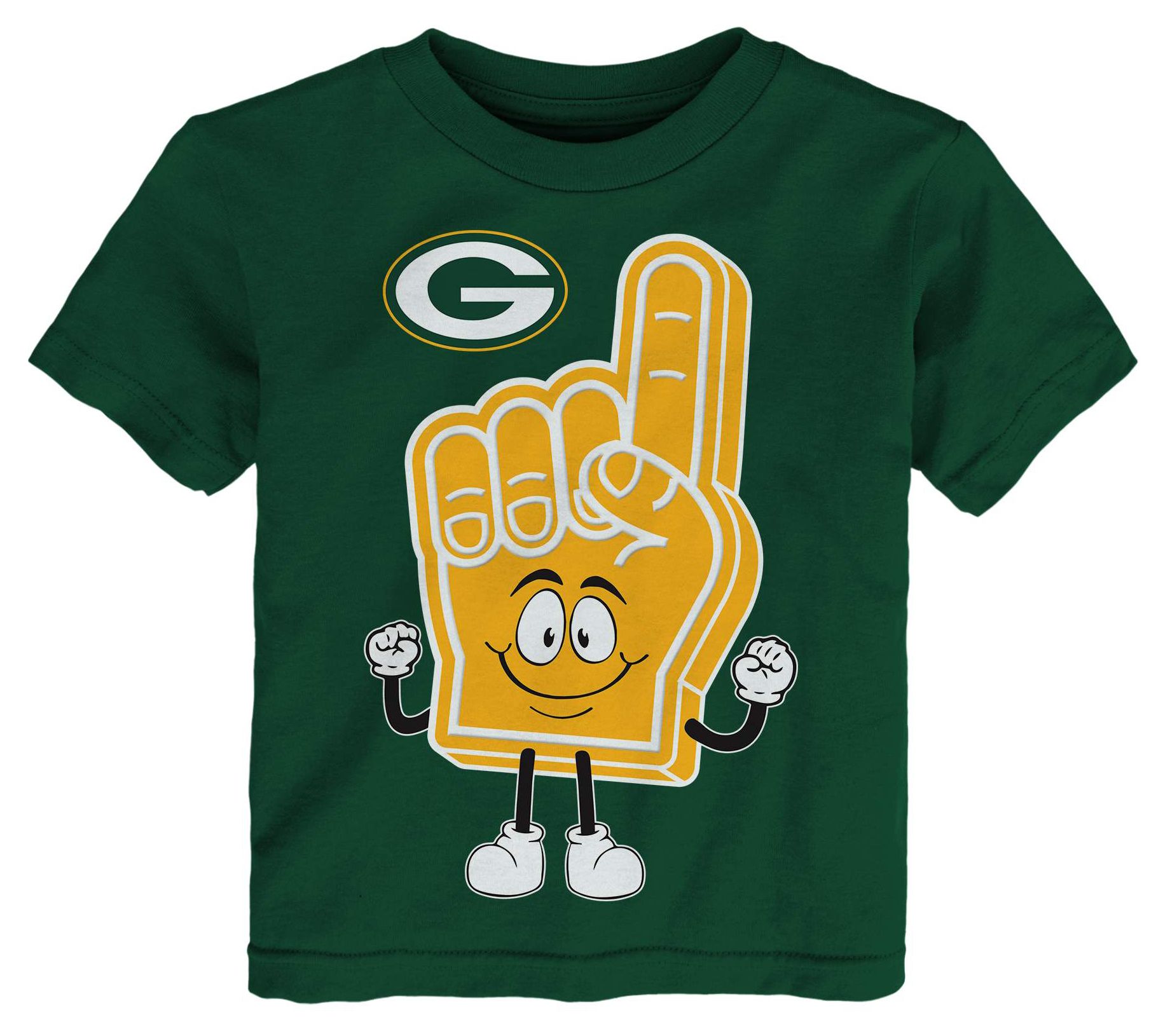 NFL Team Apparel Toddler Green Bay Packers Green T-Shirt
