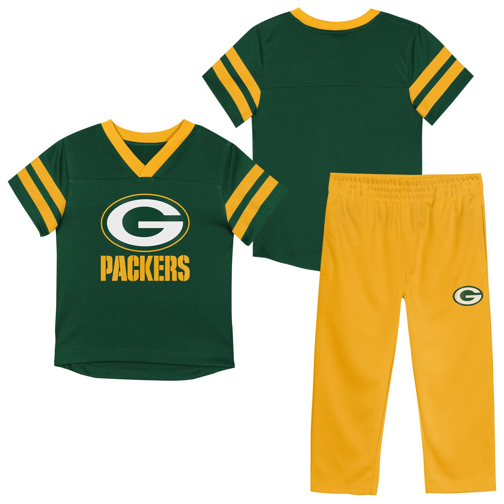 NFL Team Apparel Toddler Green Bay Packers Red Zone Set
