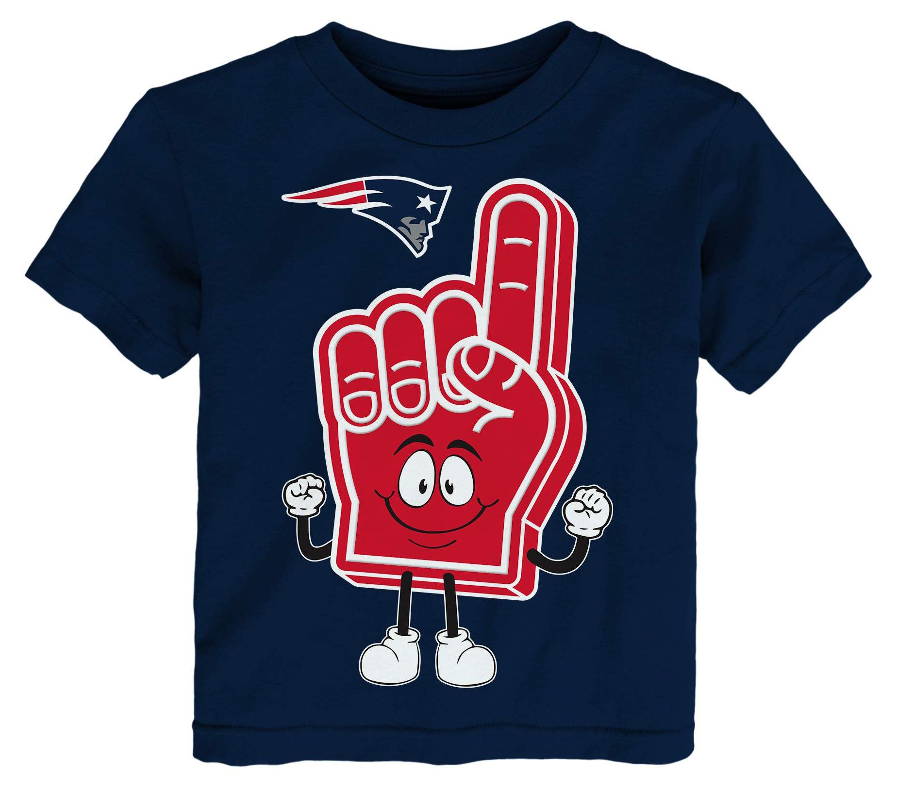 NFL Team Apparel Toddler New England Patriots Navy T-Shirt