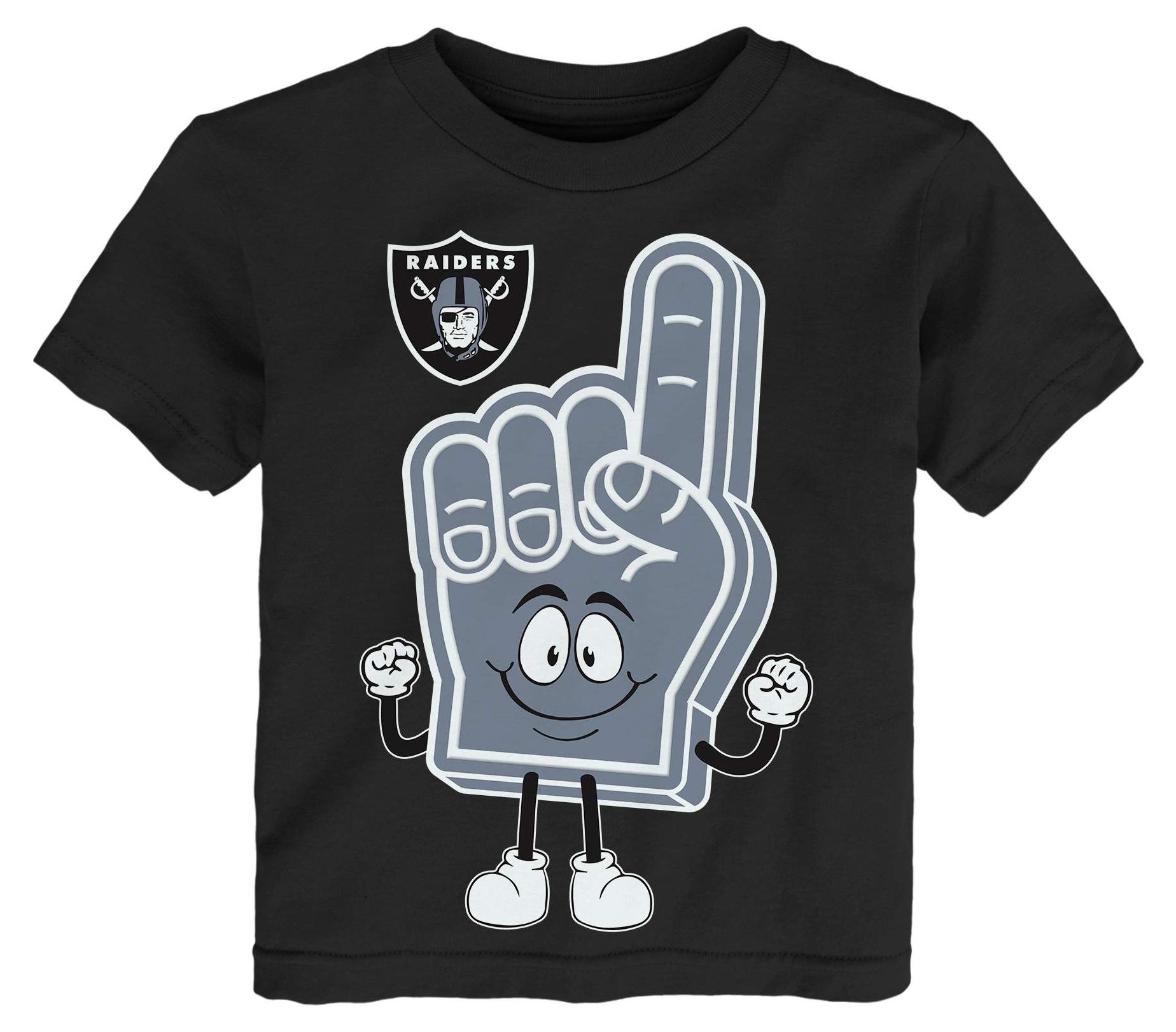 NFL Team Apparel Toddler Las Vegas Raiders Black T-Shirt