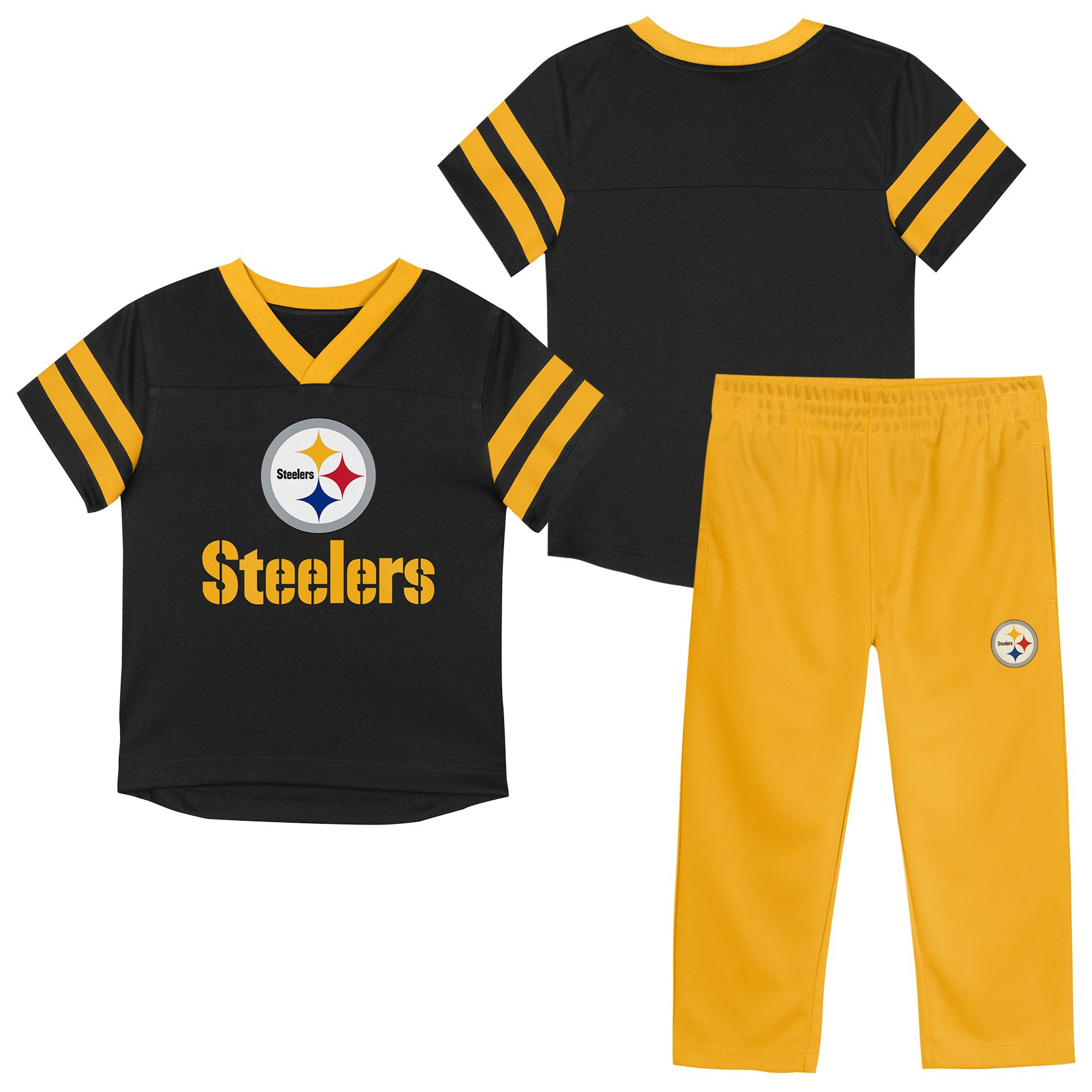 NFL Team Apparel Toddler Pittsburgh Steelers Red Zone Set