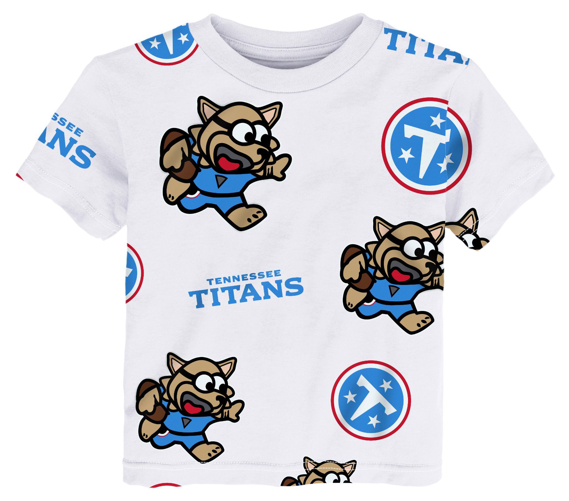 NFL Team Apparel Toddler Tennessee Titans White T-Shirt
