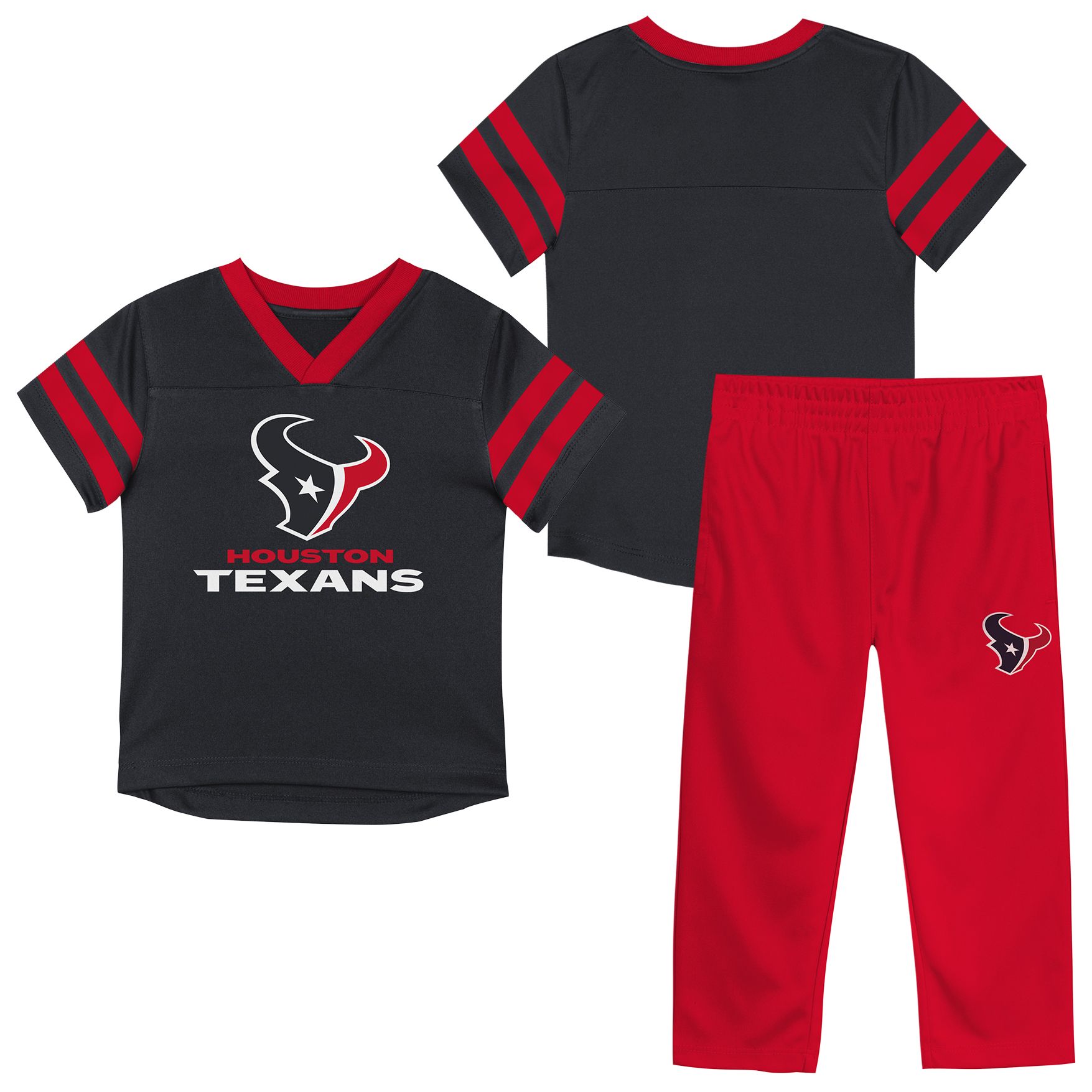 NFL Team Apparel Toddler Houston Texans Red Zone Set