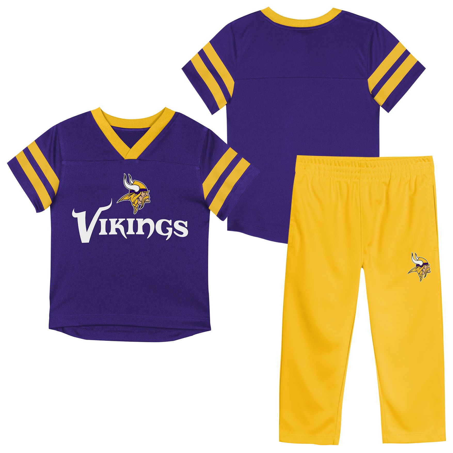 NFL Team Apparel Toddler Minnesota Vikings Red Zone Set