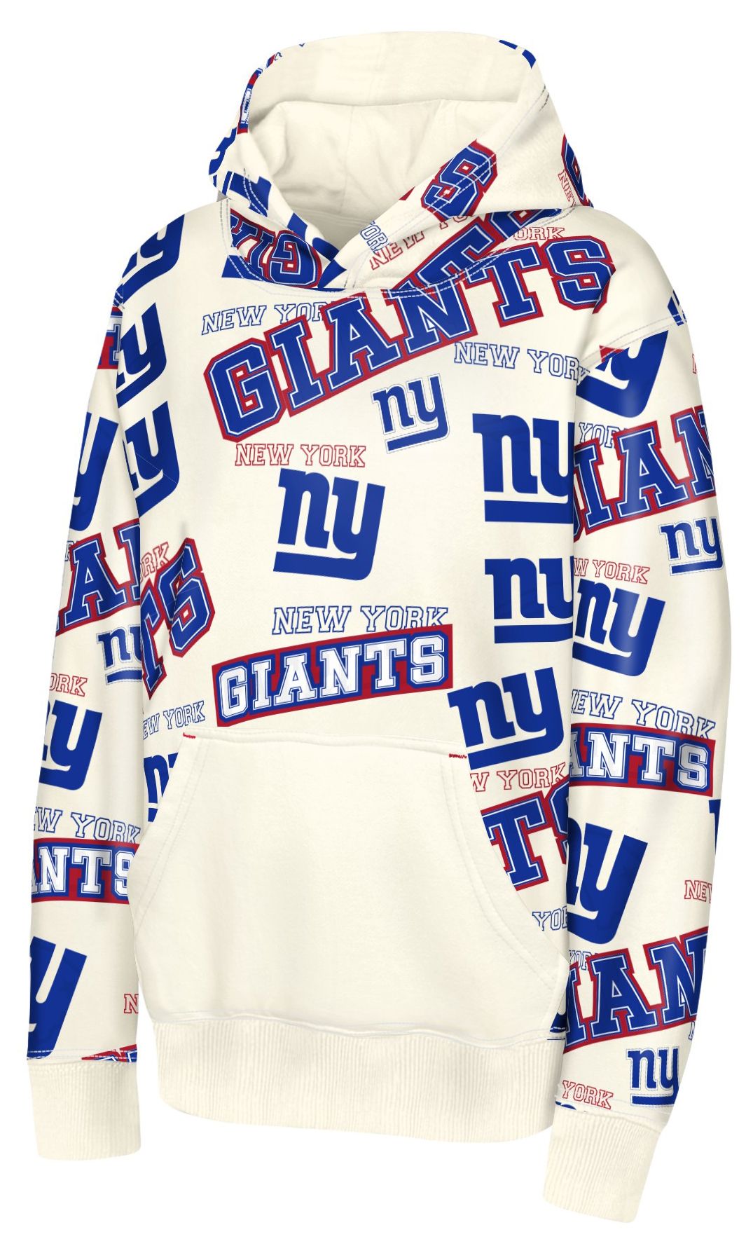 NFL Team Apparel Youth New York Giants Shake and Bake Hoodie