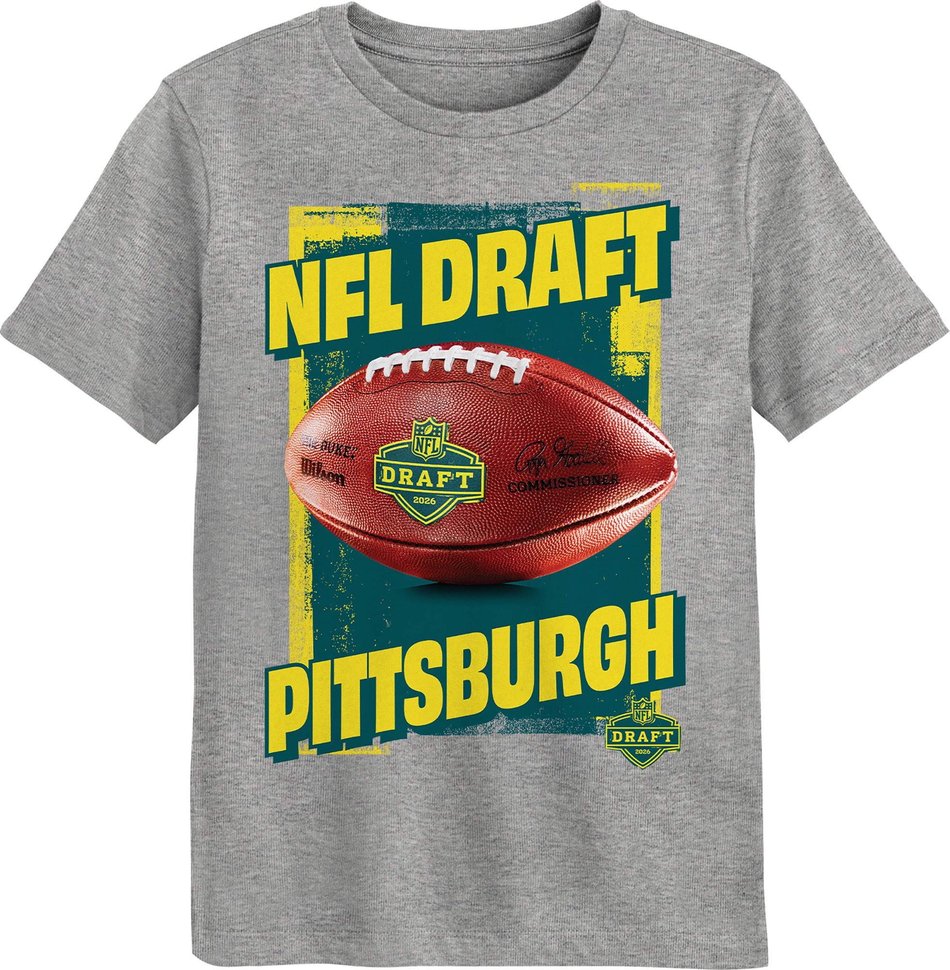 NFL Team Apparel Youth NFL Draft 2026 Football T-Shirt