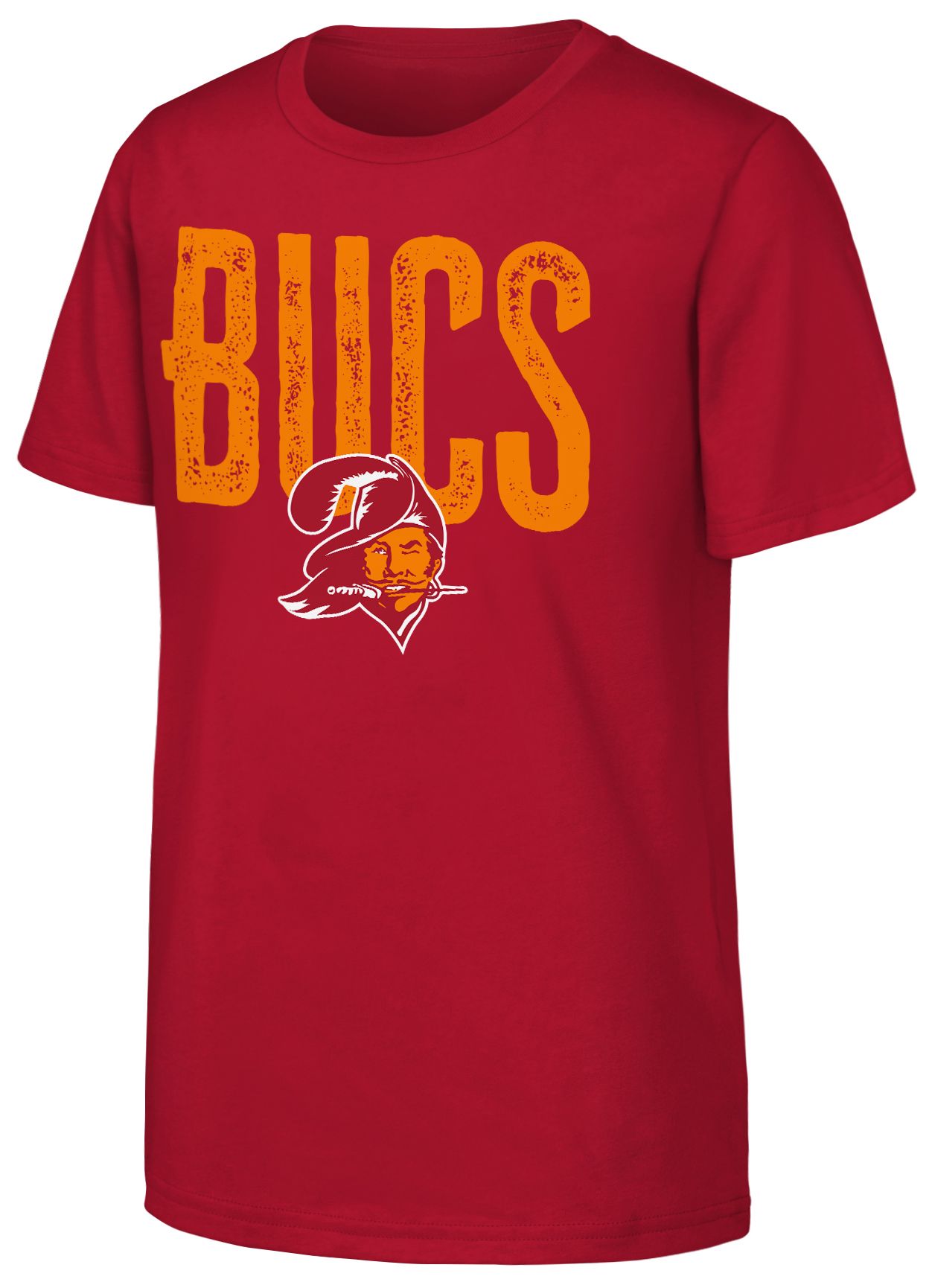 NFL Team Apparel Youth Tampa Bay Buccaneers Red Team Spirit T-Shirt