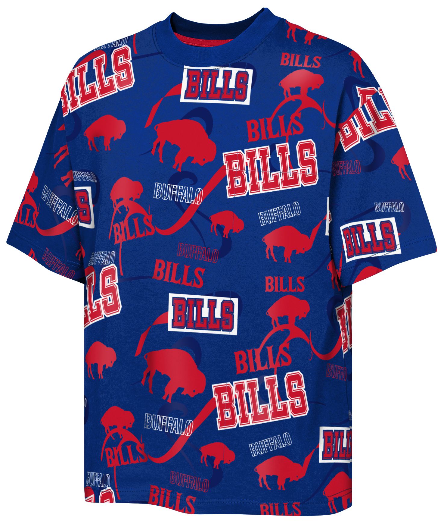 NFL Team Apparel Youth Buffalo Bills Royal Shift T-Shirt