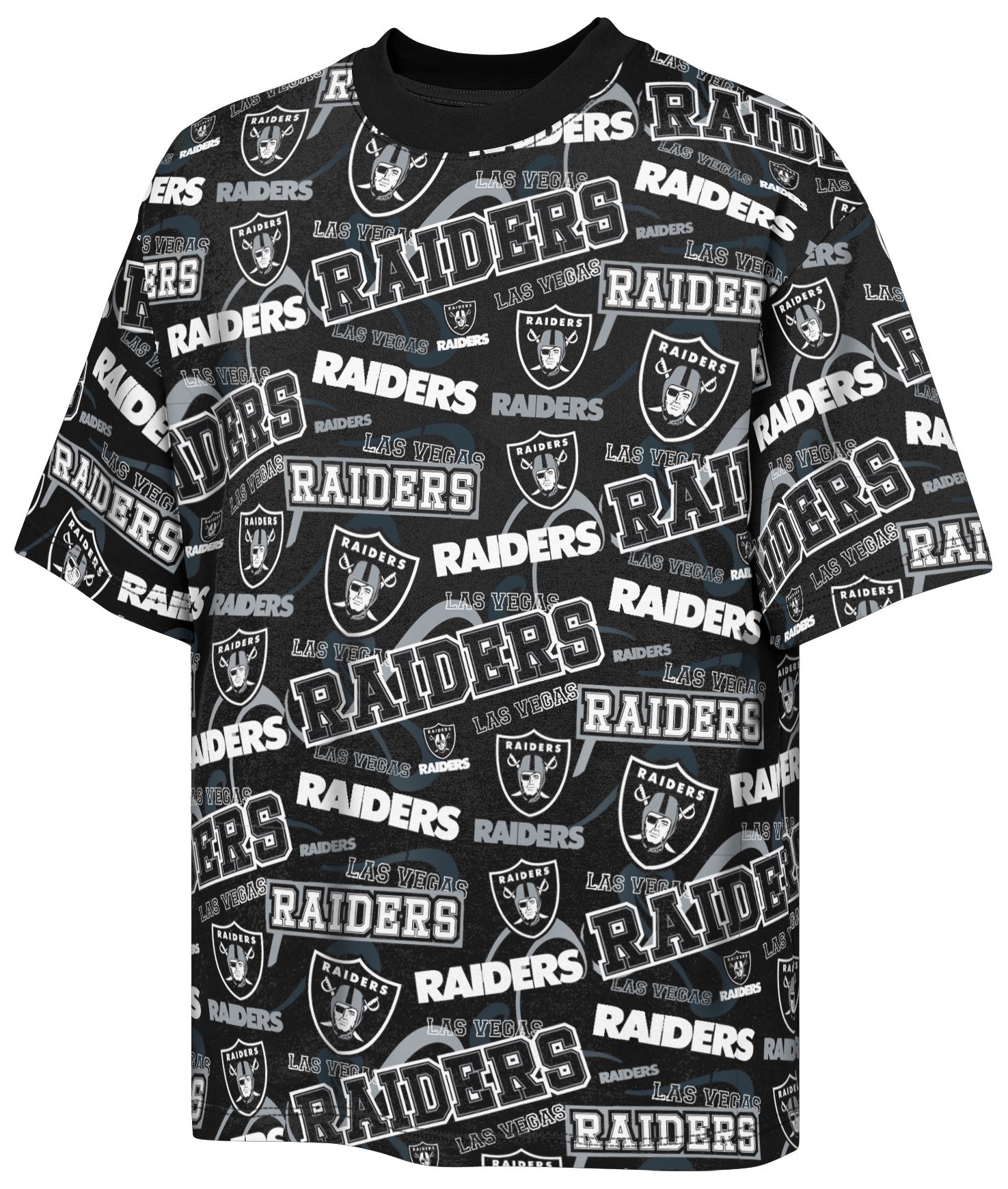 NFL Team Apparel Youth Las Vegas Raiders Black Shift T-Shirt