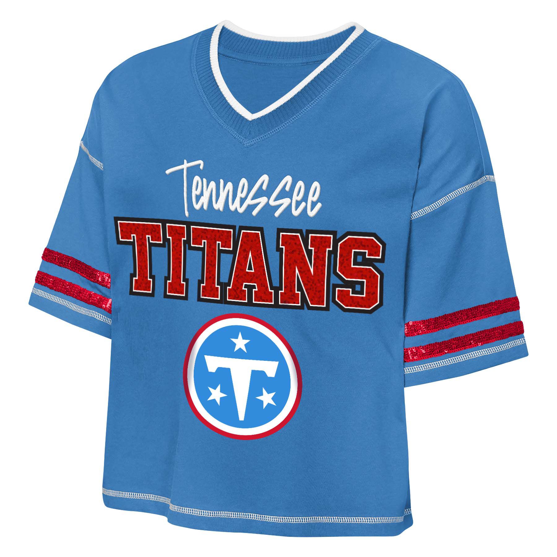NFL Team Apparel Youth Tennessee Titans Coast Toe Tap T-Shirt