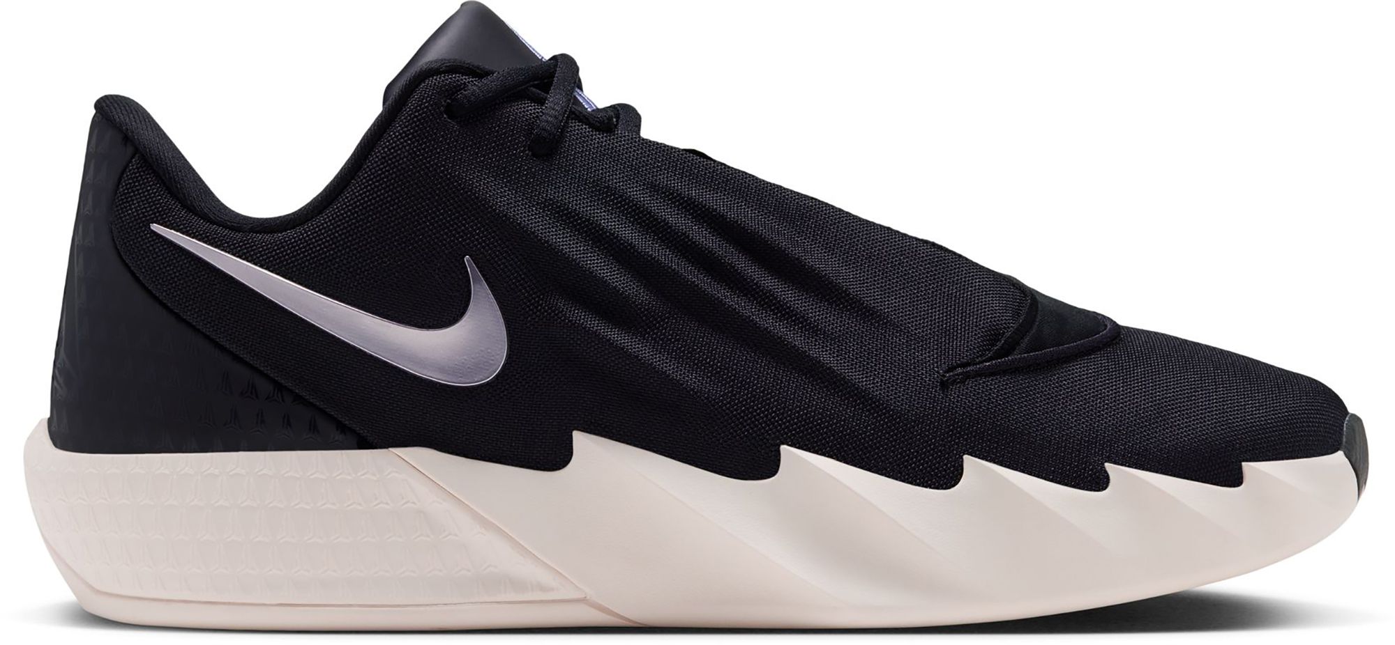 Nike Ja Twelve Time Basketball Shoes, Men's, M14/W15.5, Black/Metallic Silver-Pale Ivory