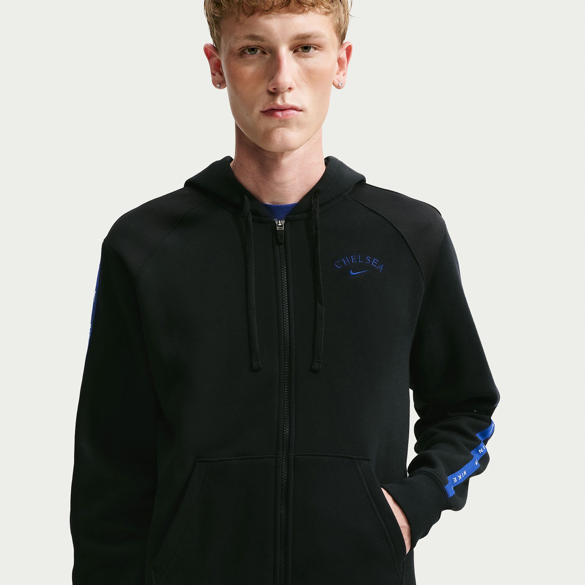 Nike Adult Chelsea FC Black 2026 Fleece Hoodie