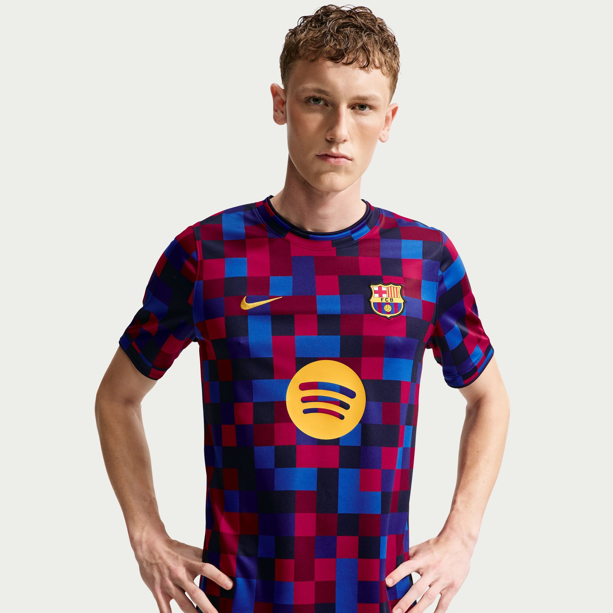 Nike Adult FC Barcelona 2026 Home Prematch Replica Jersey