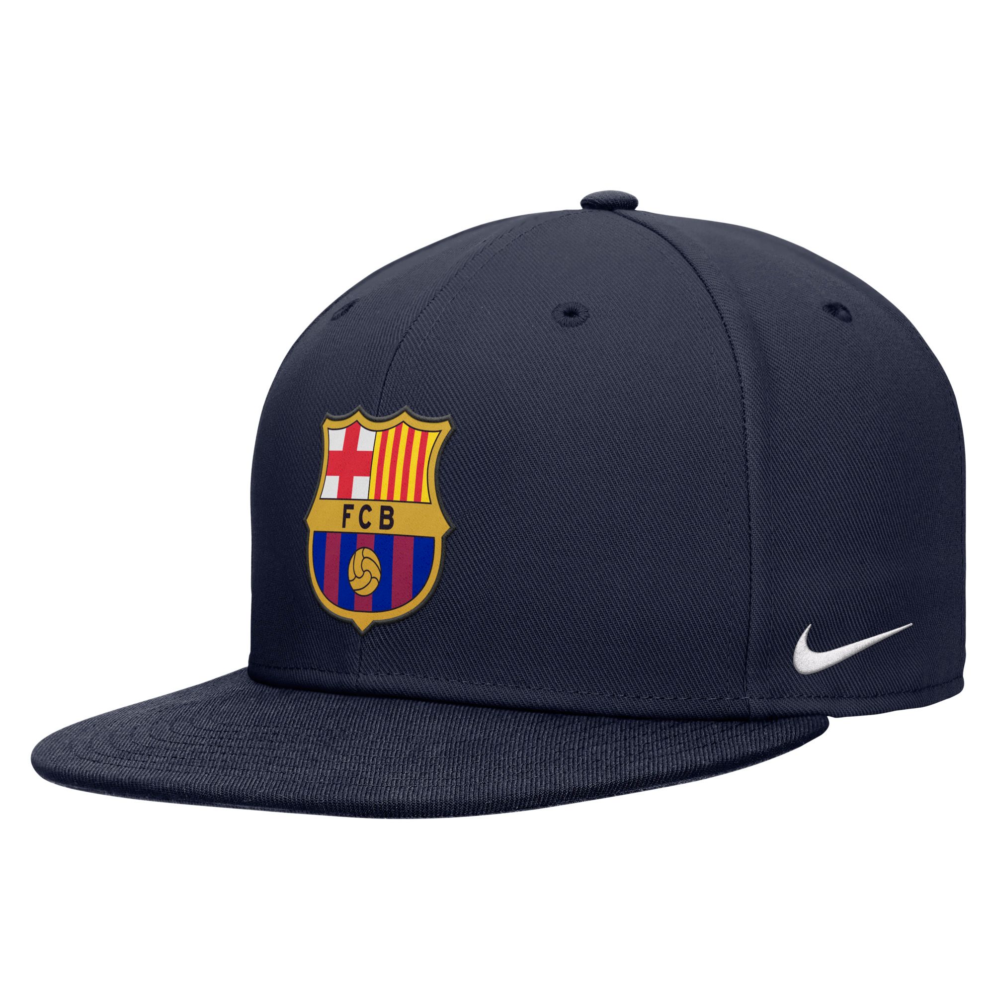 Nike Adult FC Barcelona Navy Team Crest Snapback Hat