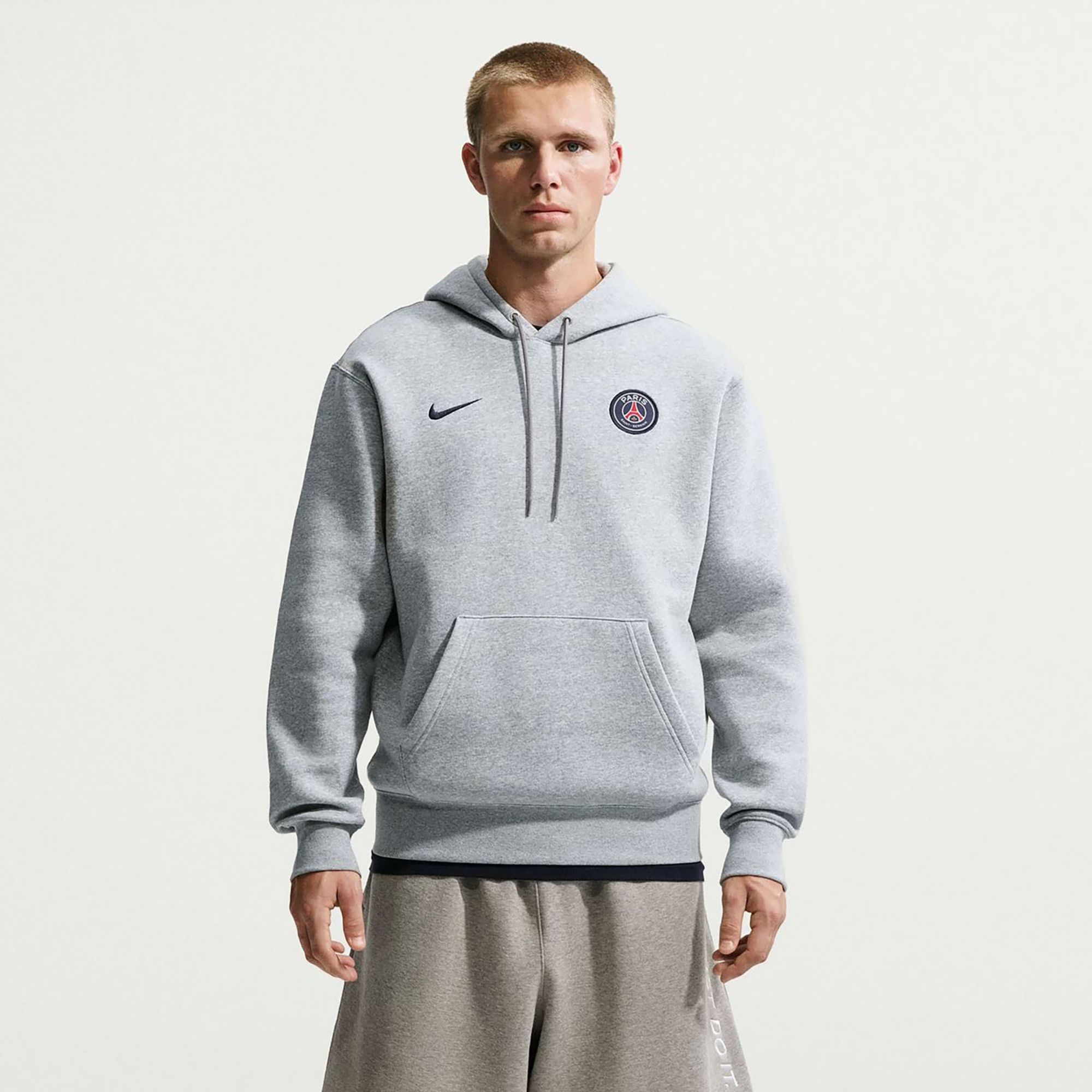 Nike Adult Paris Saint-Germain FC Gray Club Hoodie