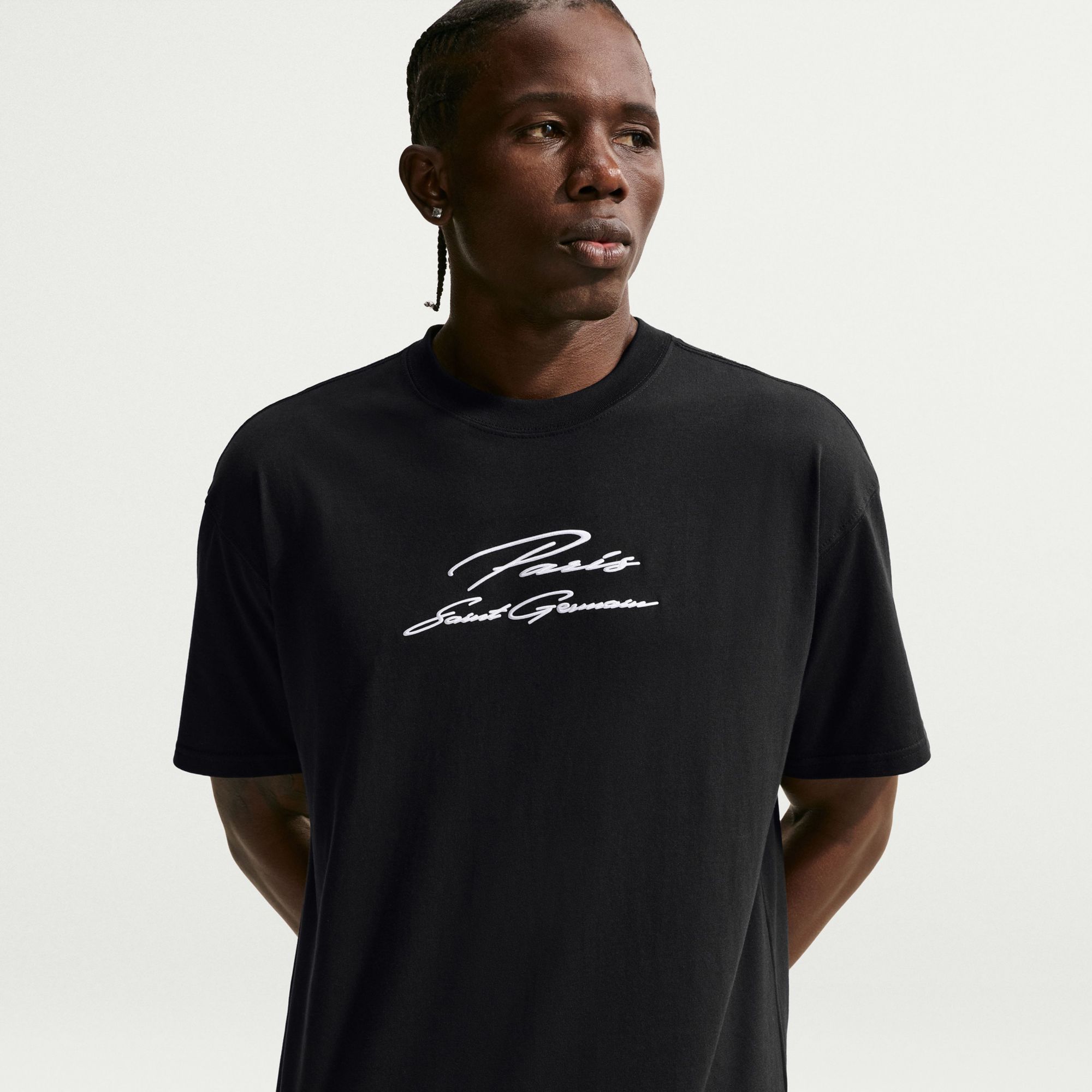 Nike Adult Paris Saint-Germain FC Black T-Shirt