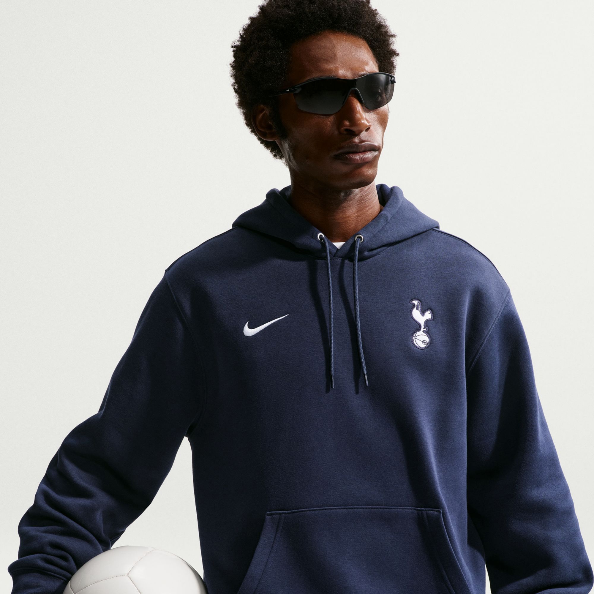 Nike Adult Tottenham Hotspur Navy Club Hoodie