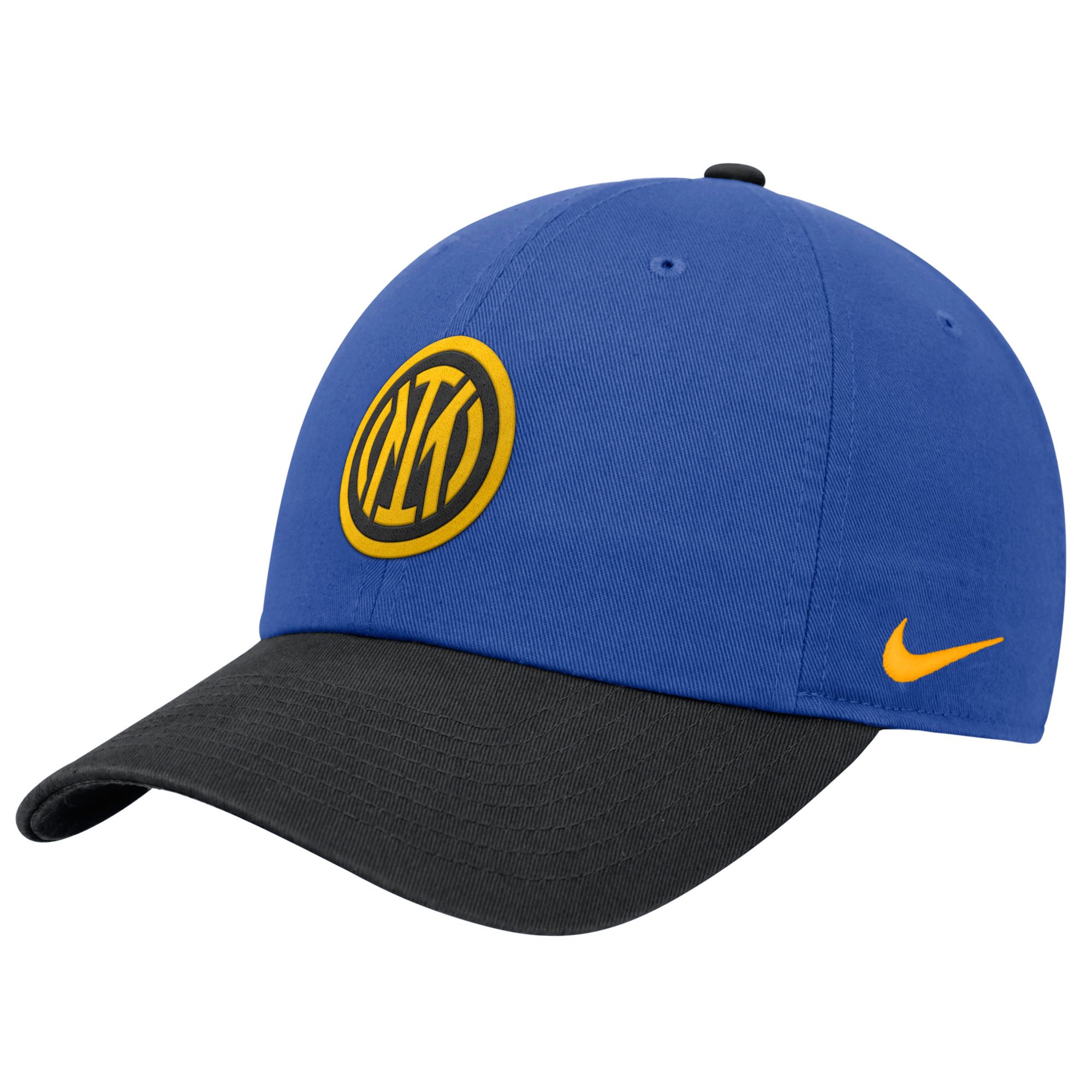 Nike Adult Inter Milan Royal Blue Core Team Crest Dad Hat