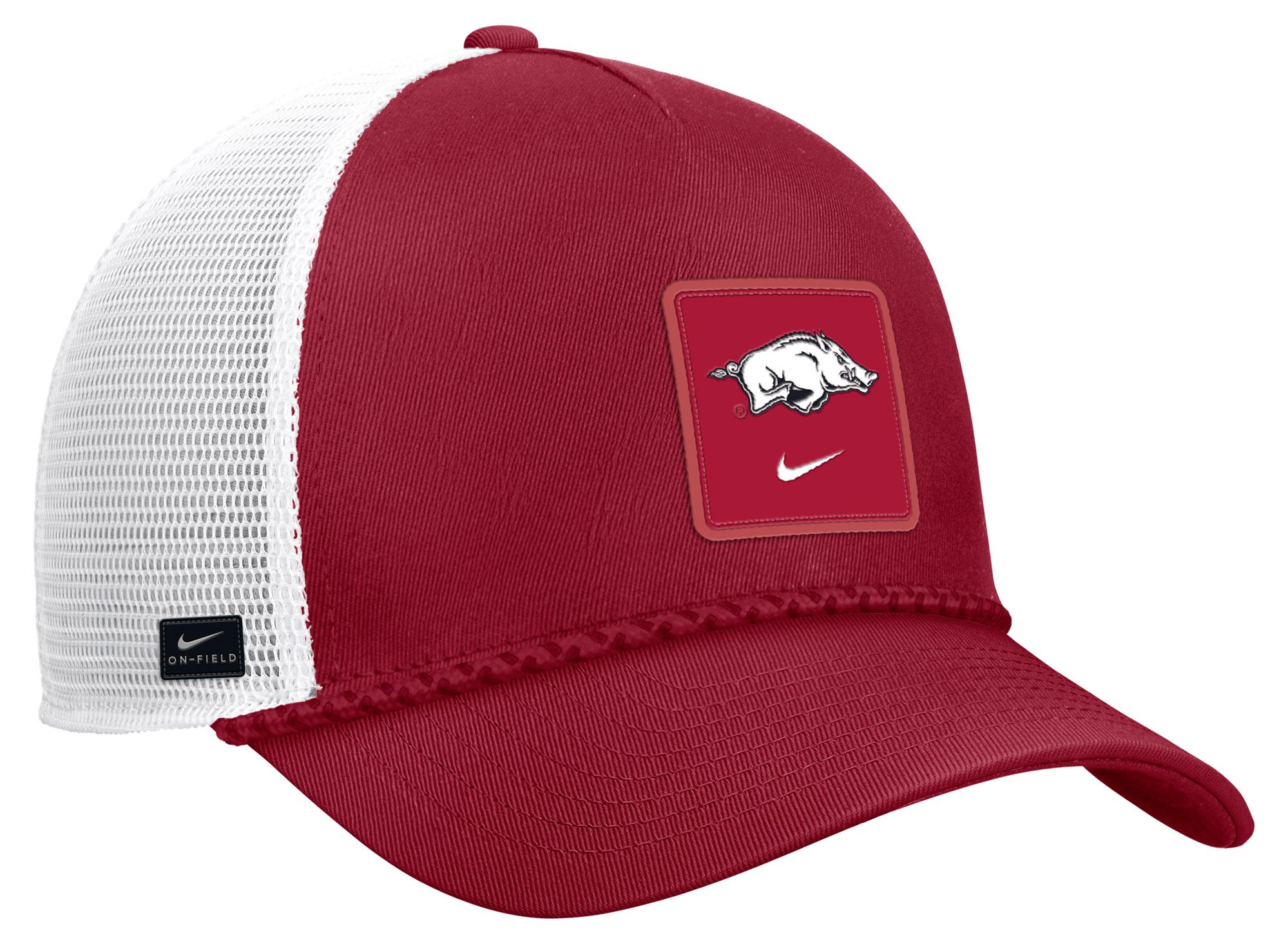 Nike Adult Arkansas Razorbacks Crimson Gameday Adjustable Trucker Hat