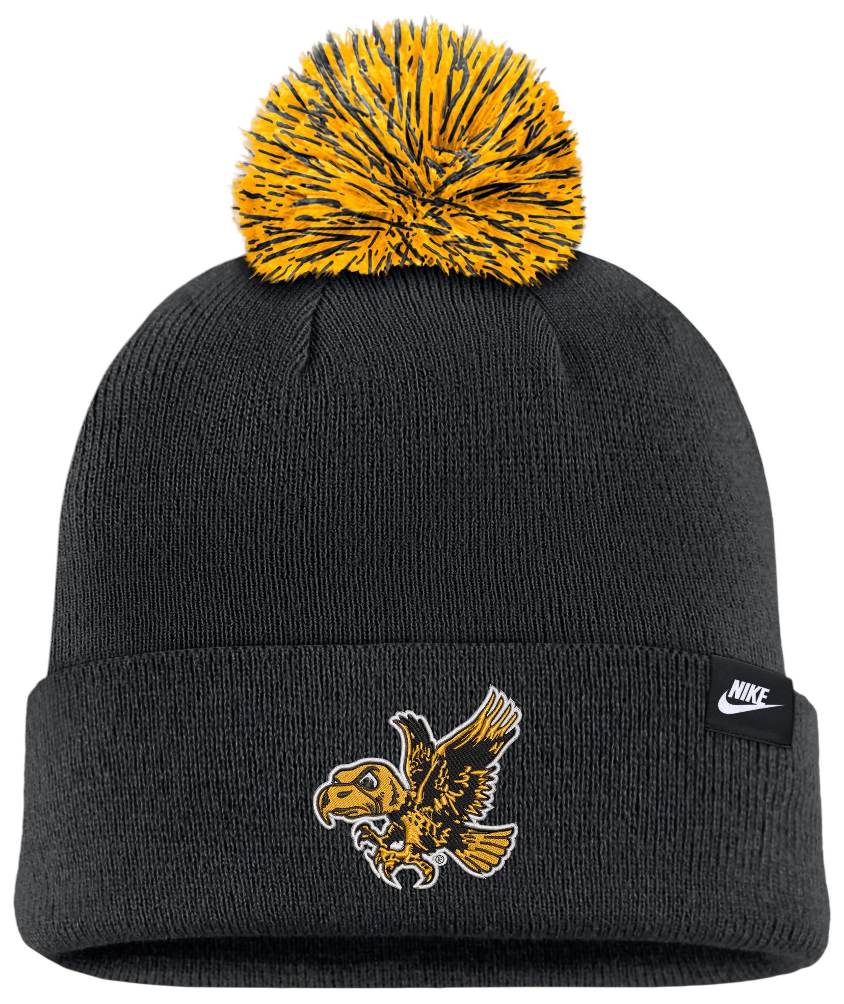 Nike Adult Iowa Hawkeyes Peack Legacy Knit Beanie, Men's
