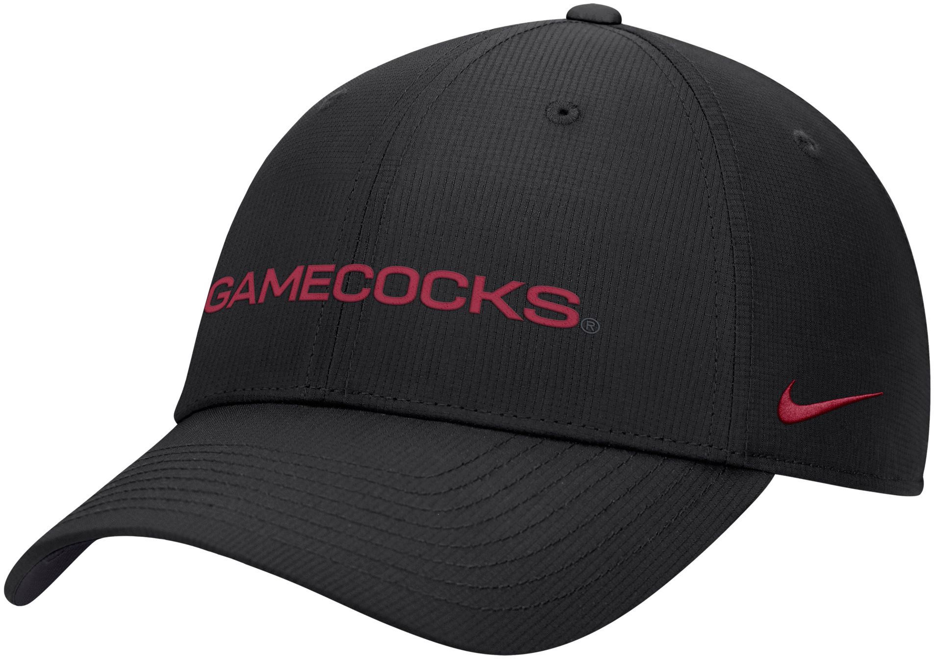 Nike Adult South Carolina Gamecocks Black Rip Stop Club Adjustable Hat
