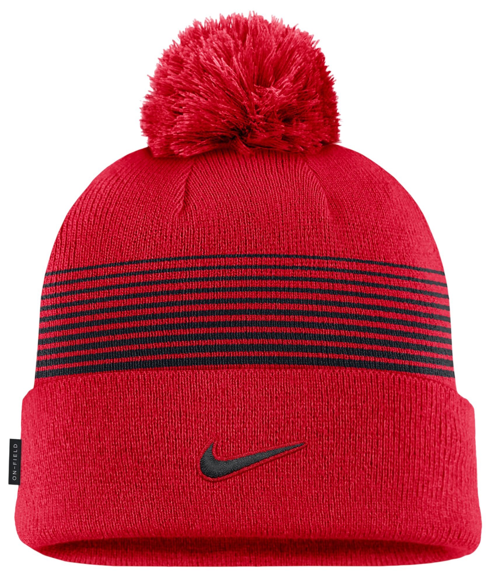 Nike Adult Georgia Bulldogs Peak Gameday Cuffed Knit Pom Beanie