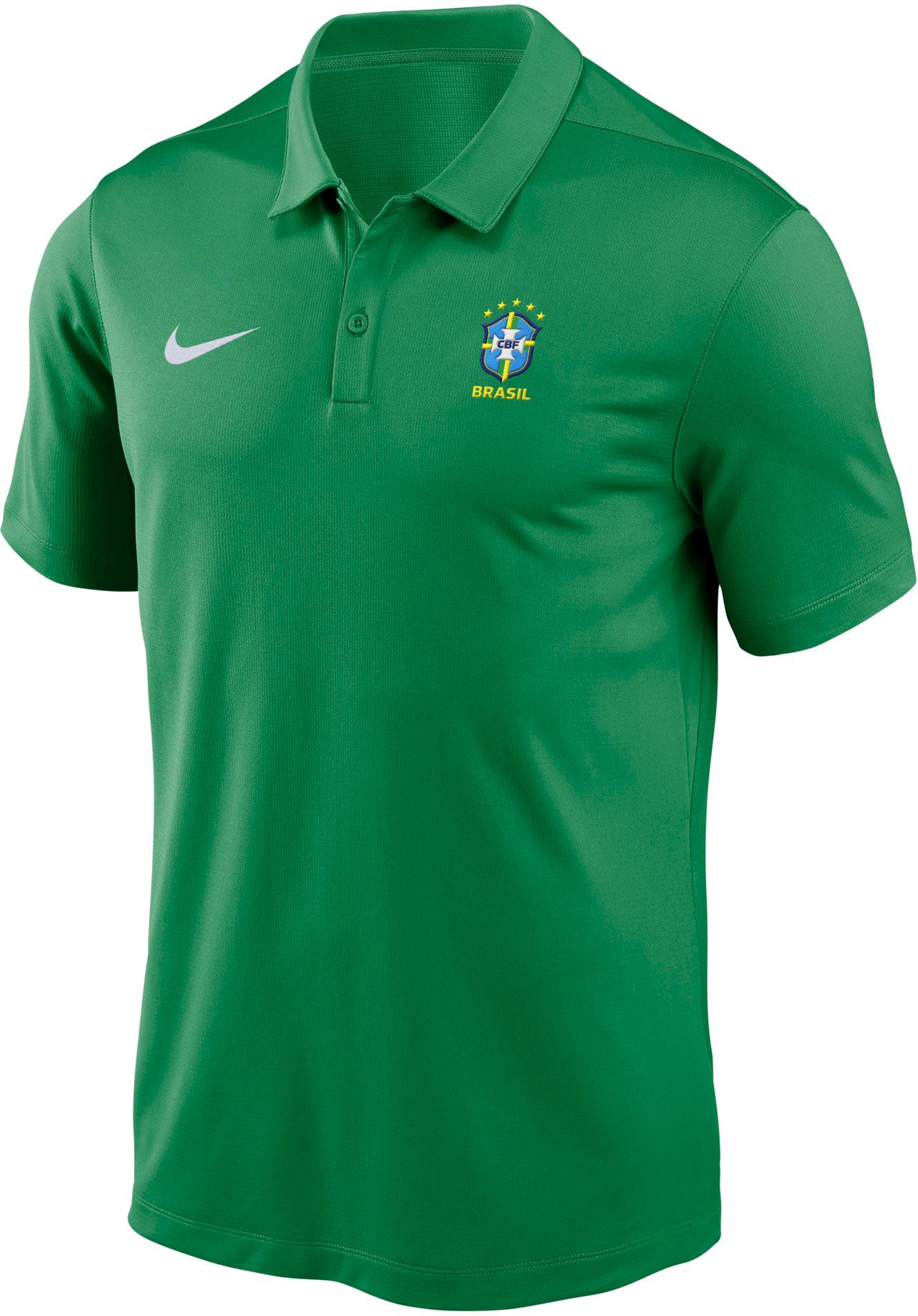 Nike Adult Brazil Green Polo - Green