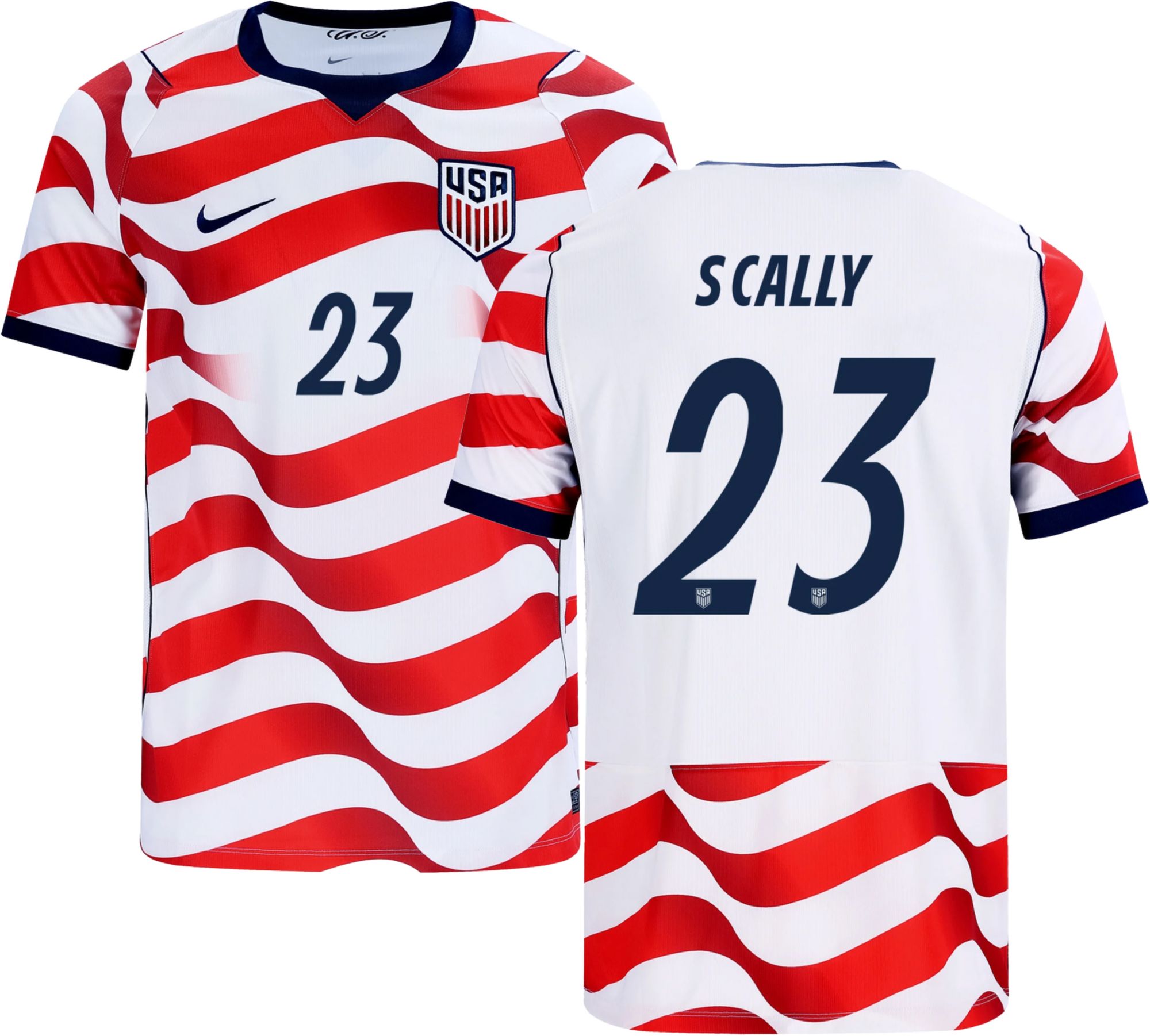 Nike Adult USMNT Joe Scally #23 2026 Home Replica Jersey - White