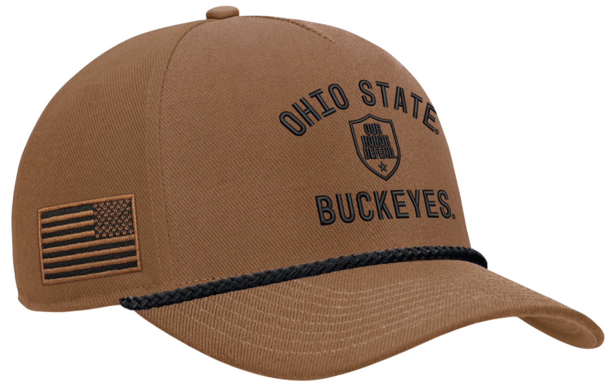 Nike Adult Ohio State Buckeyes 2026 Military Appreciation Trucker Hat