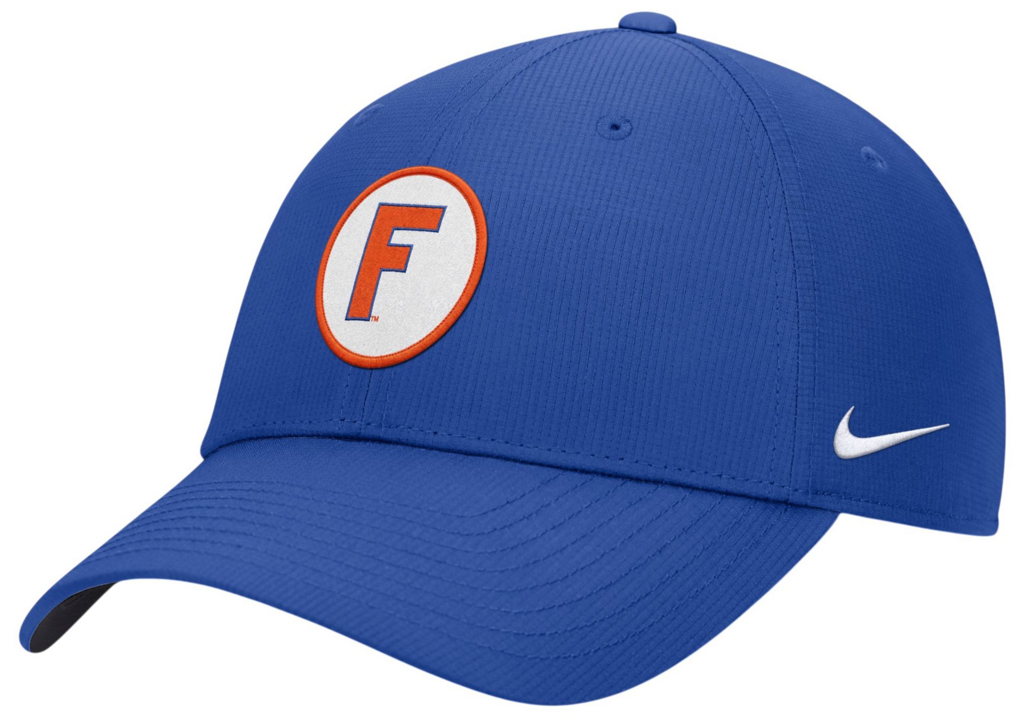 Nike Adult Florida Gators Throwback Ripstop Cap, Men's, Medium/Large, Blue