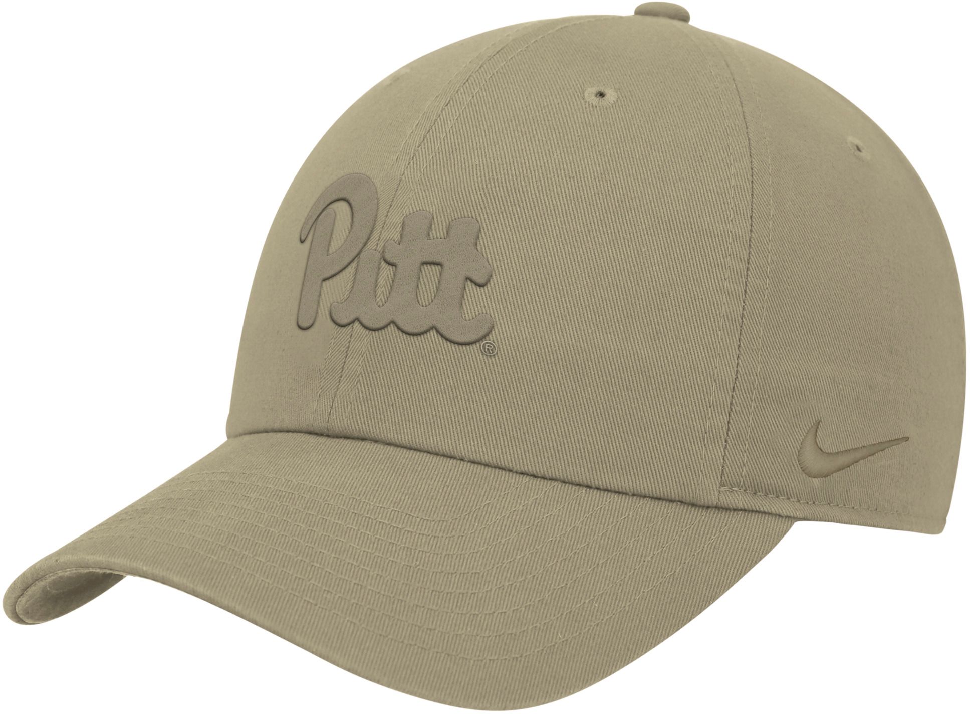 Nike Adult Pitt Panthers Beige Tonal Club Adjustable Hat
