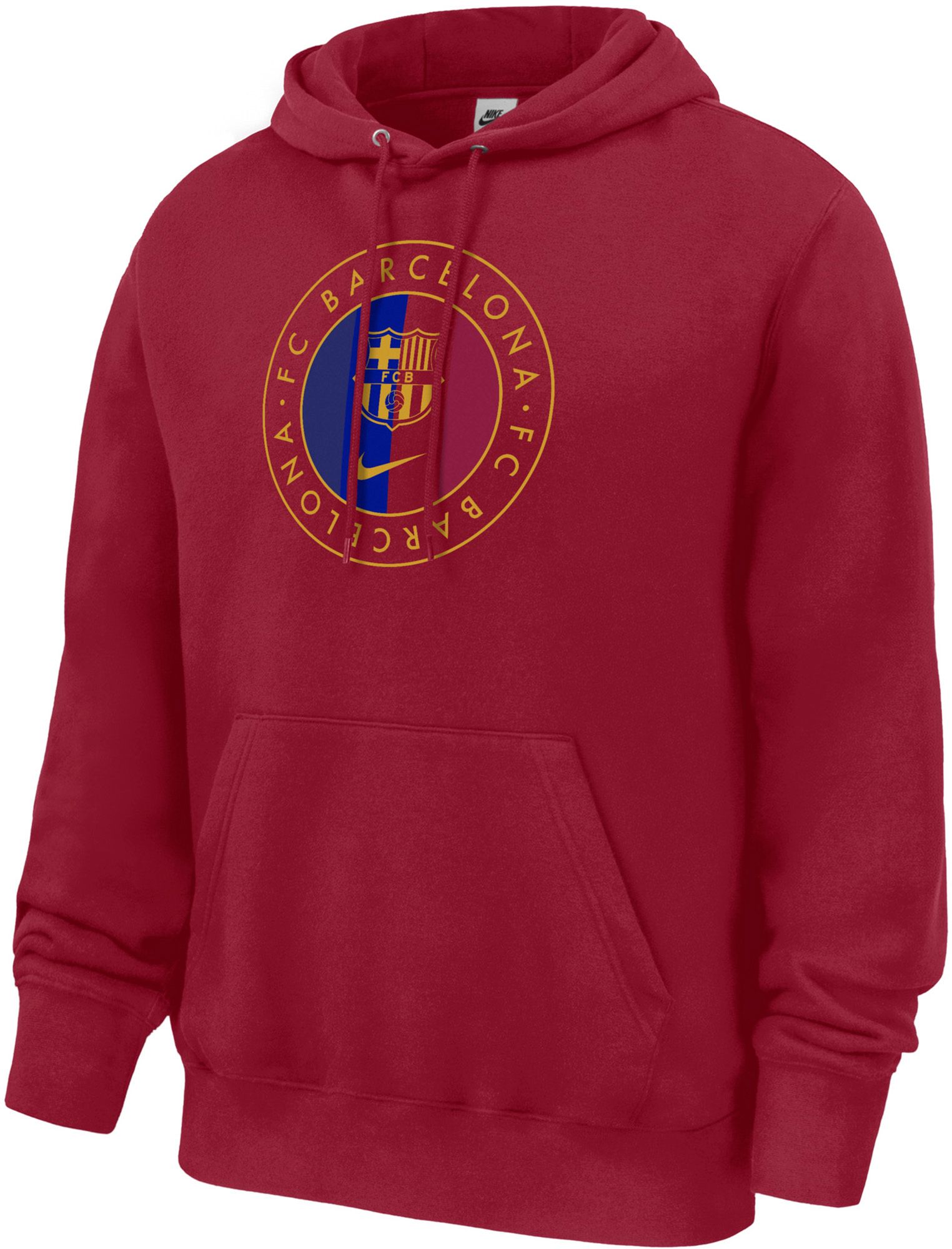 Nike Adult FC Barcelona Maroon Club Hoodie