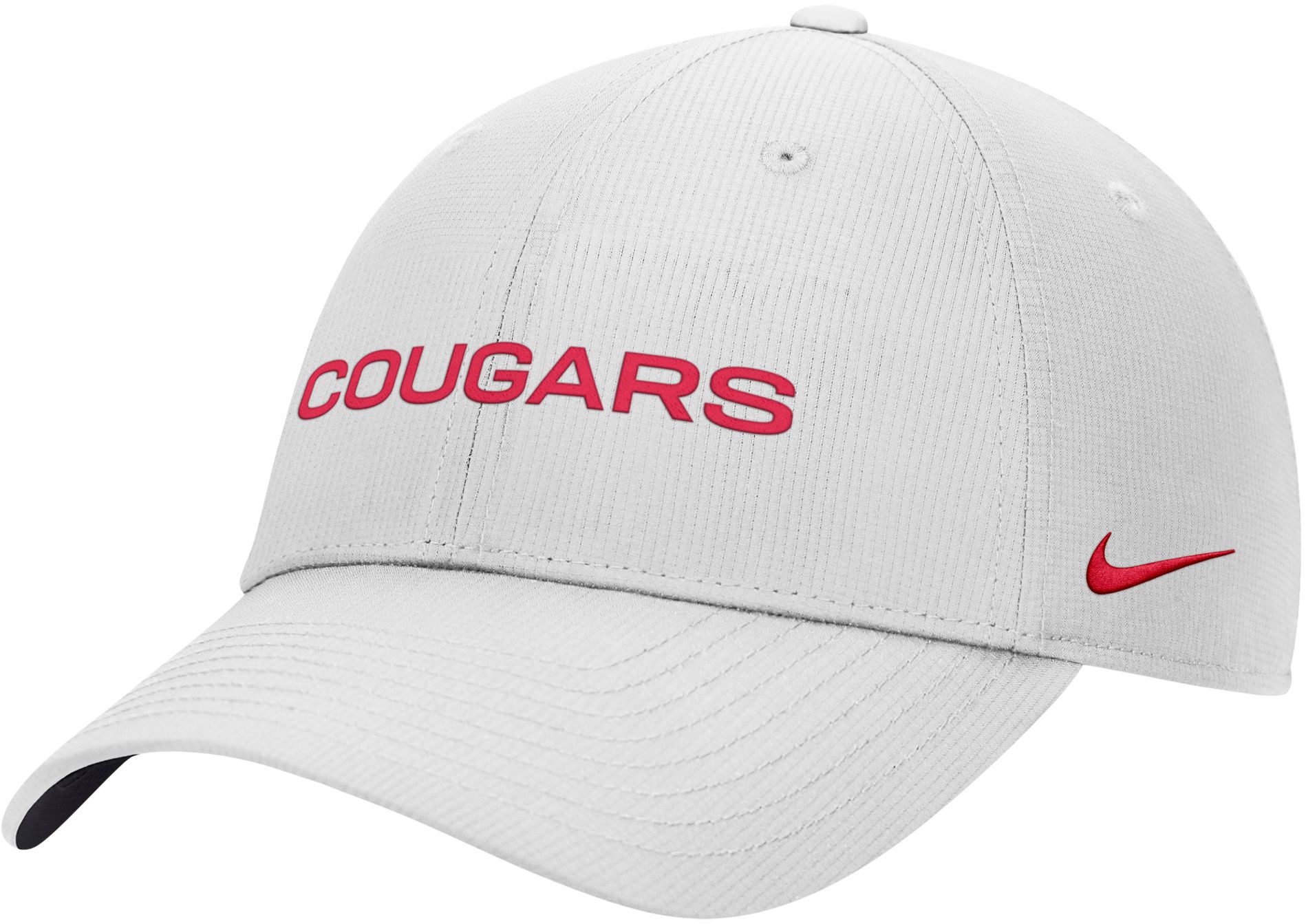 Nike Adult Houston Cougars White Rip Stop Club Adjustable Hat