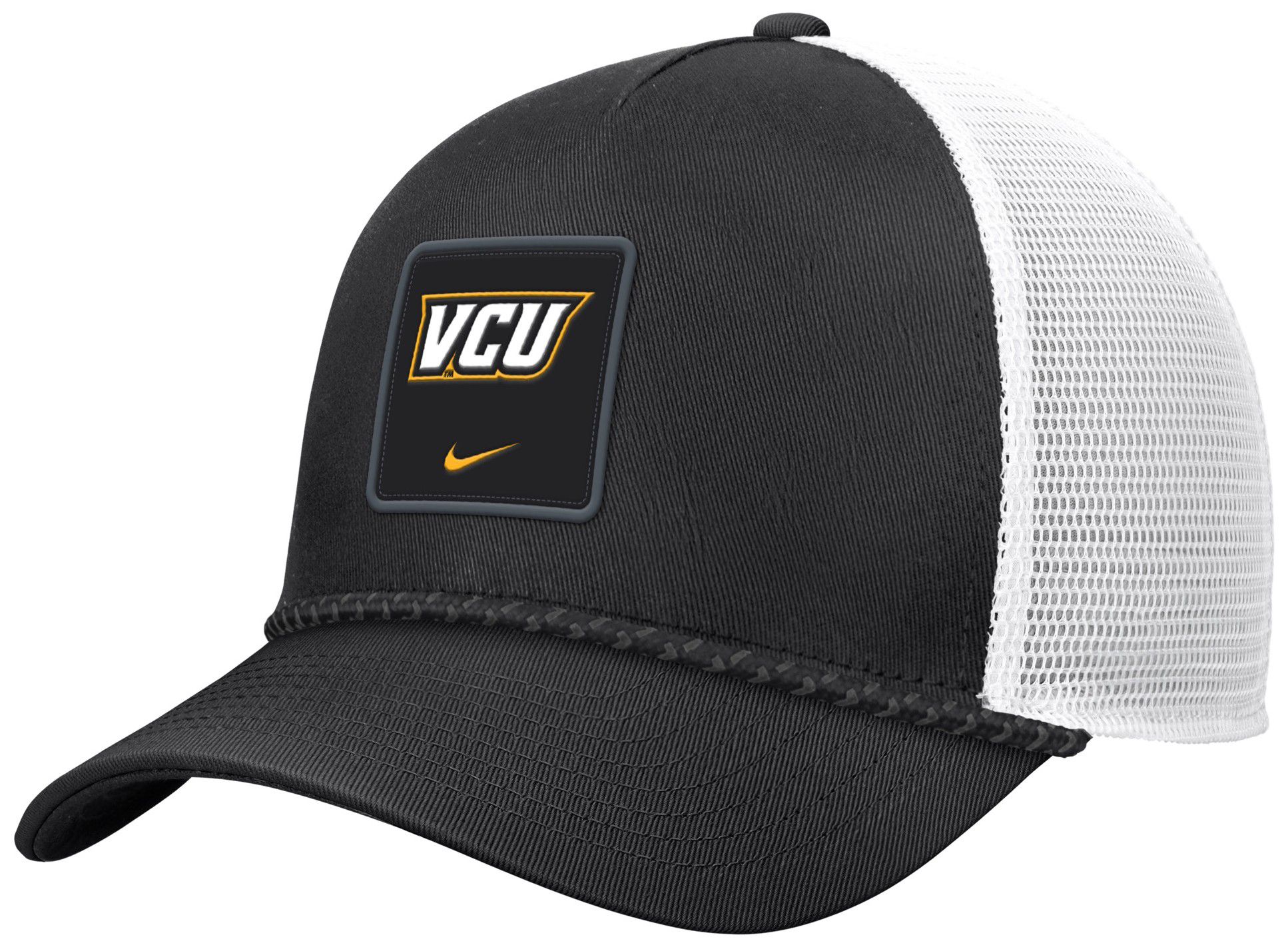 Nike Adult VCU Rams Black Gameday Adjustable Trucker Hat