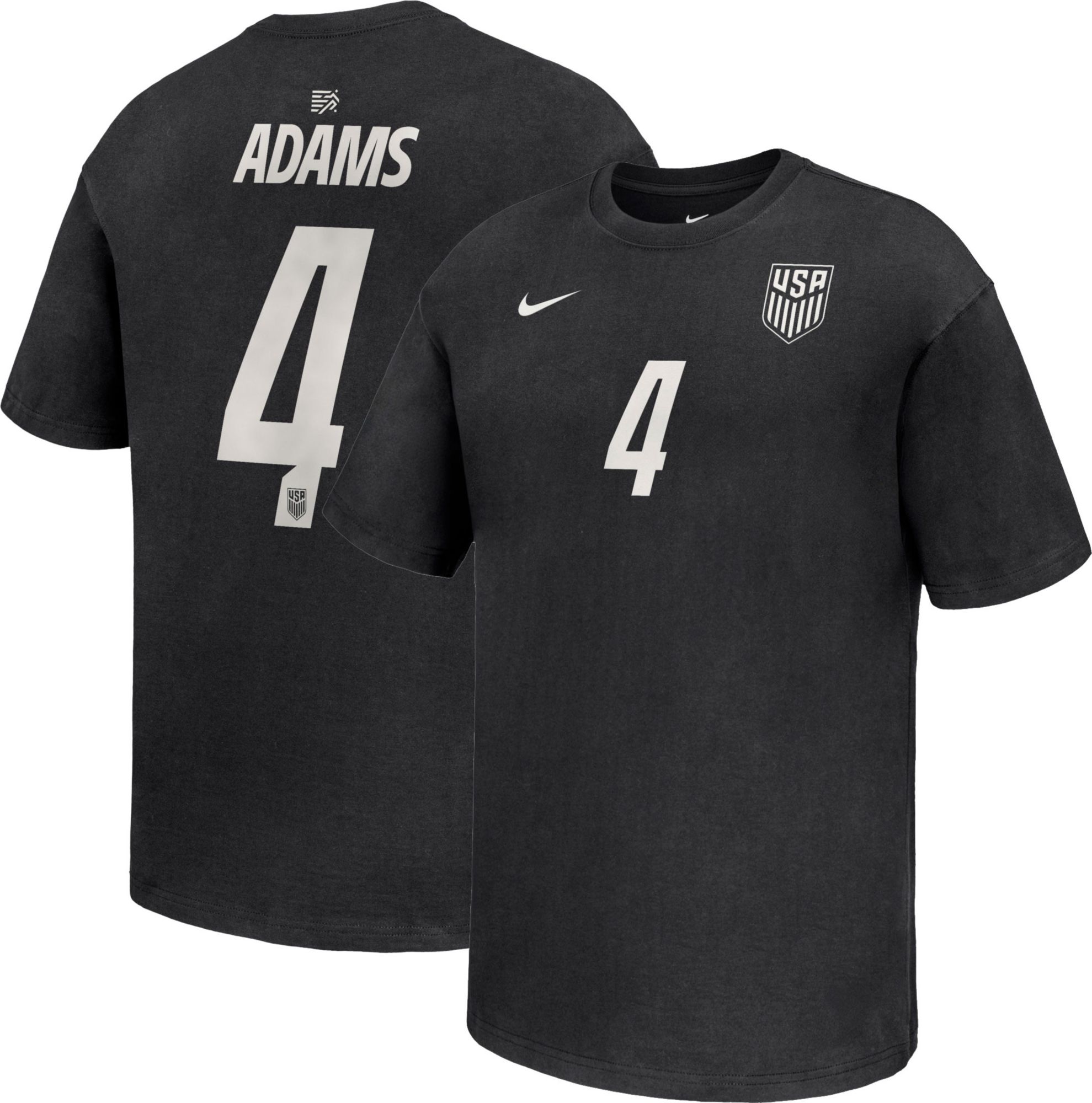 Nike Adult USMNT Tyler Adams #4 Black 2026 T-Shirt