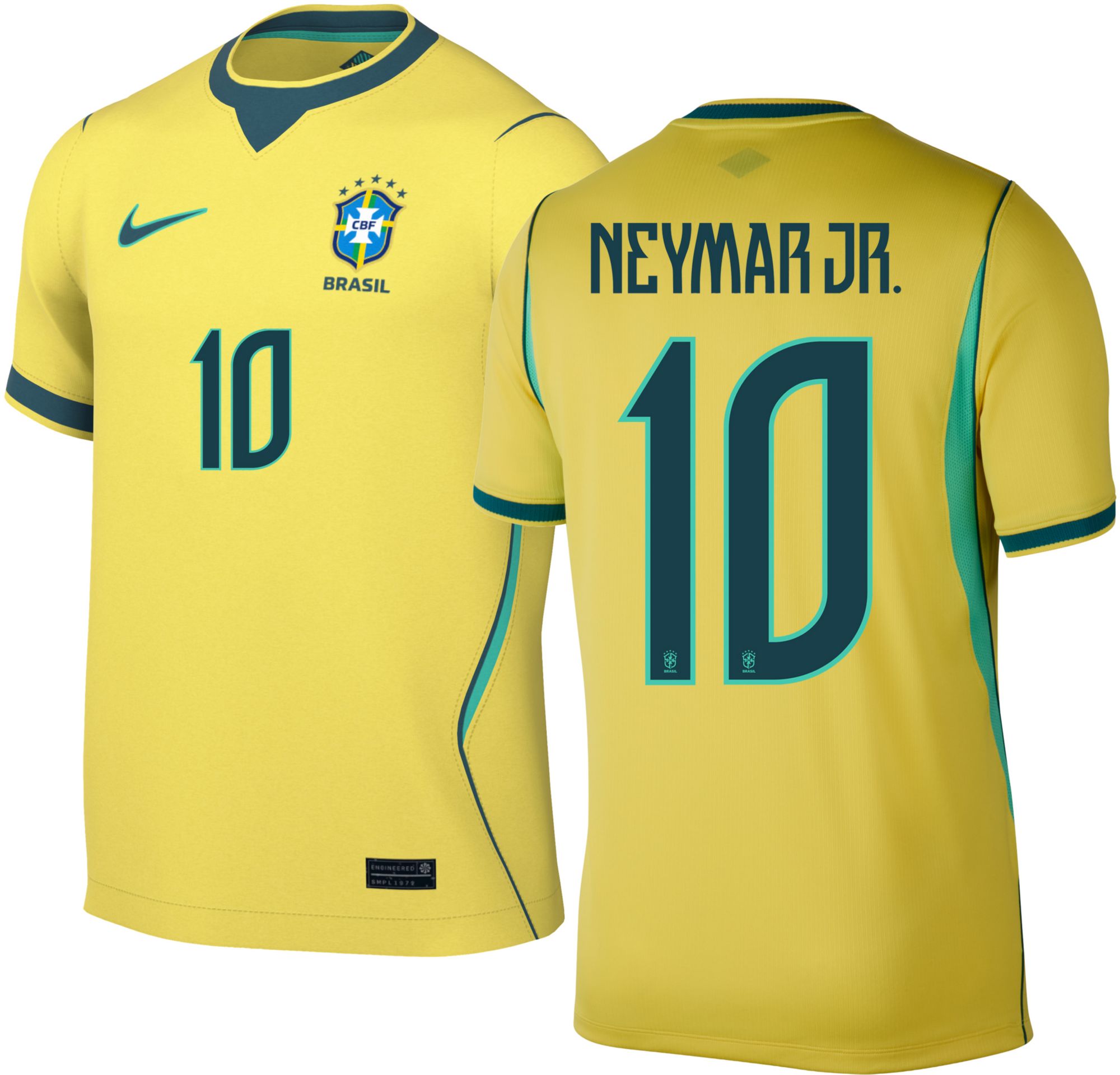 Nike Adult Brazil Neymar #10 2026 Home Replica Jersey