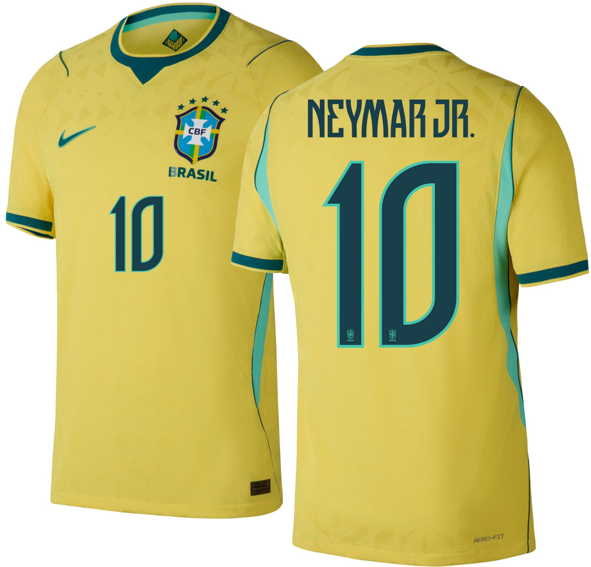 Nike Adult Brazil Neymar #10 2026 Home Authentic Jersey