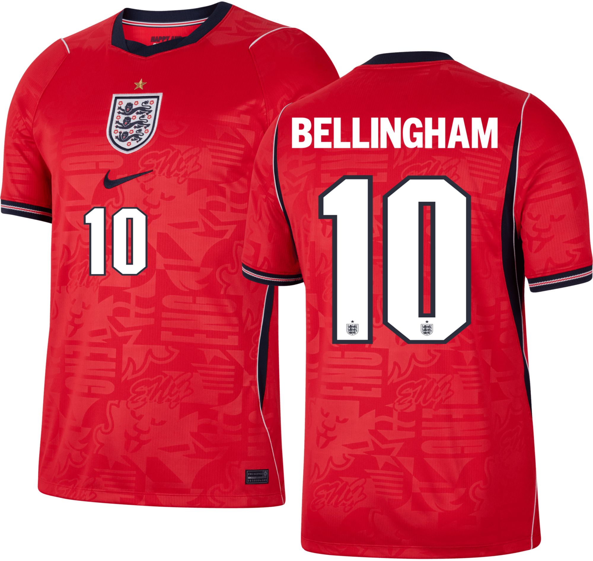 Nike Adult England Jude Bellingham #10 2026 Away Replica Jersey