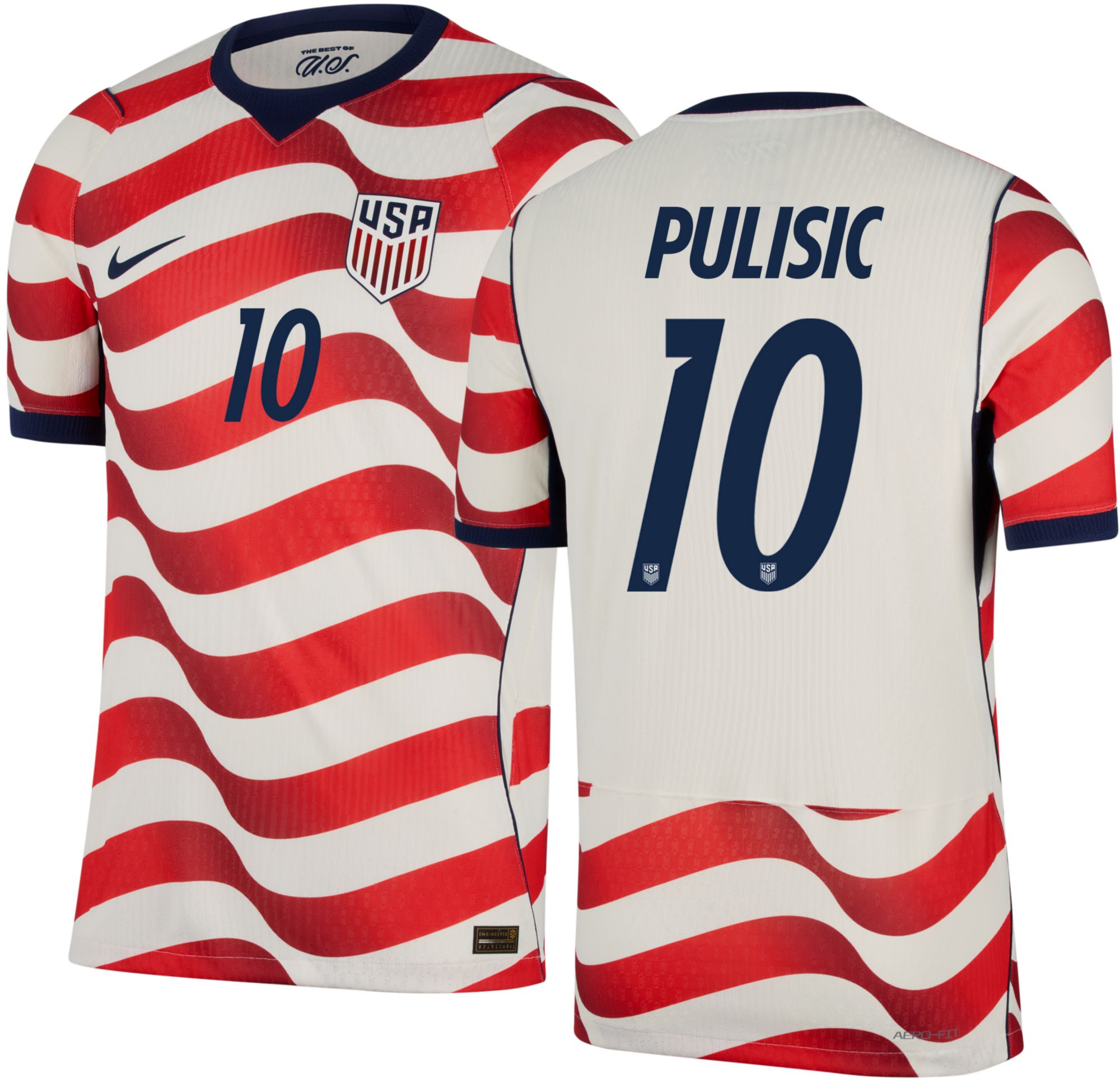 Nike Adult USMNT Christian Pulisic #10 2026 Home Authentic Jersey