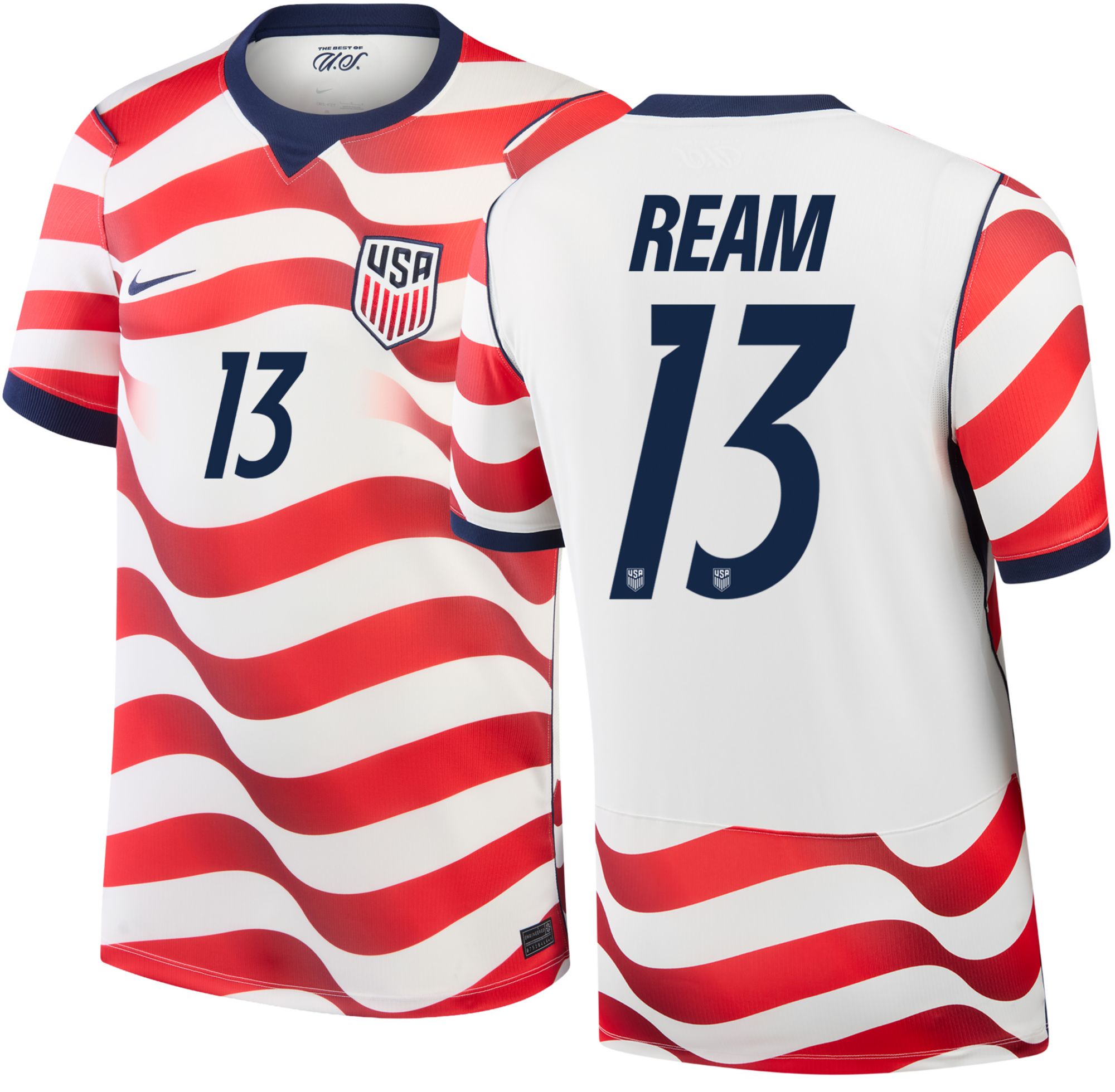 Nike Adult USMNT Tim Ream #13 2026 Home Replica Jersey