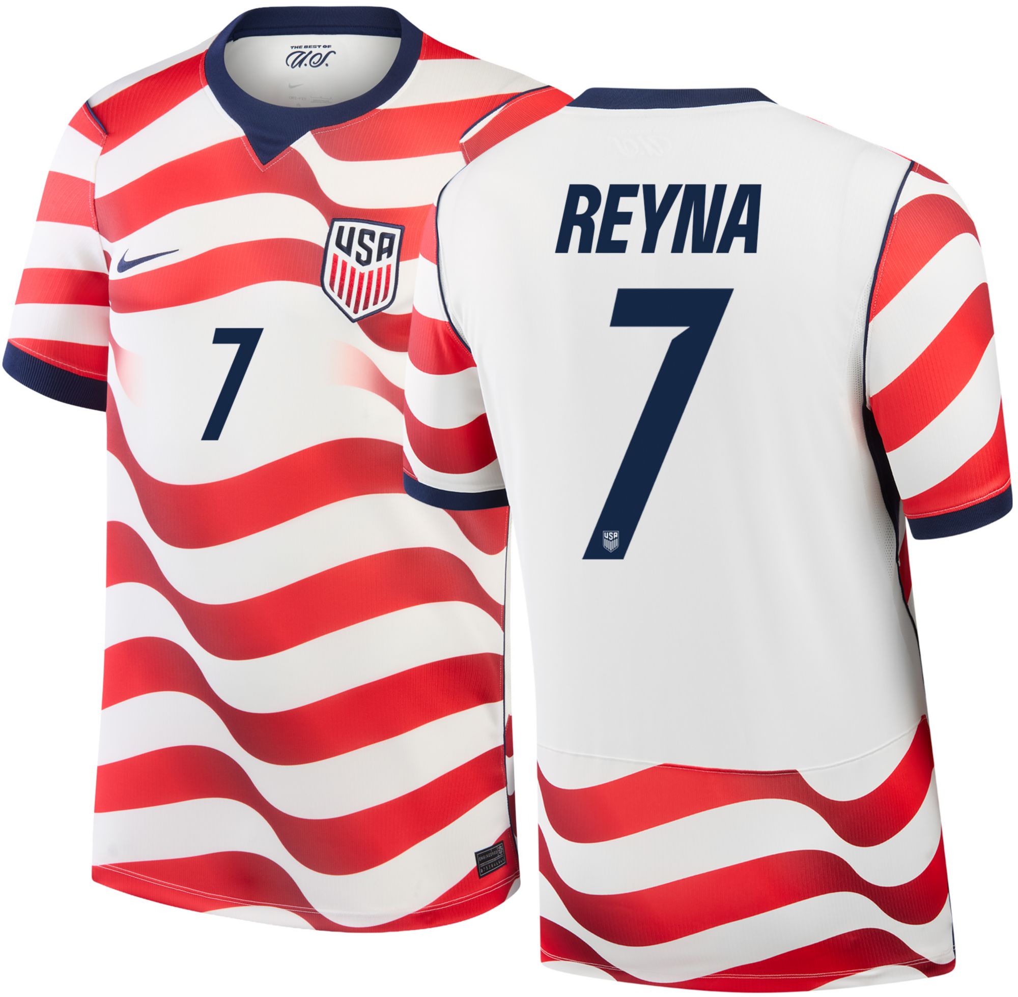 Nike Adult USMNT Giovanni Reyna #7 2026 Home Replica Jersey