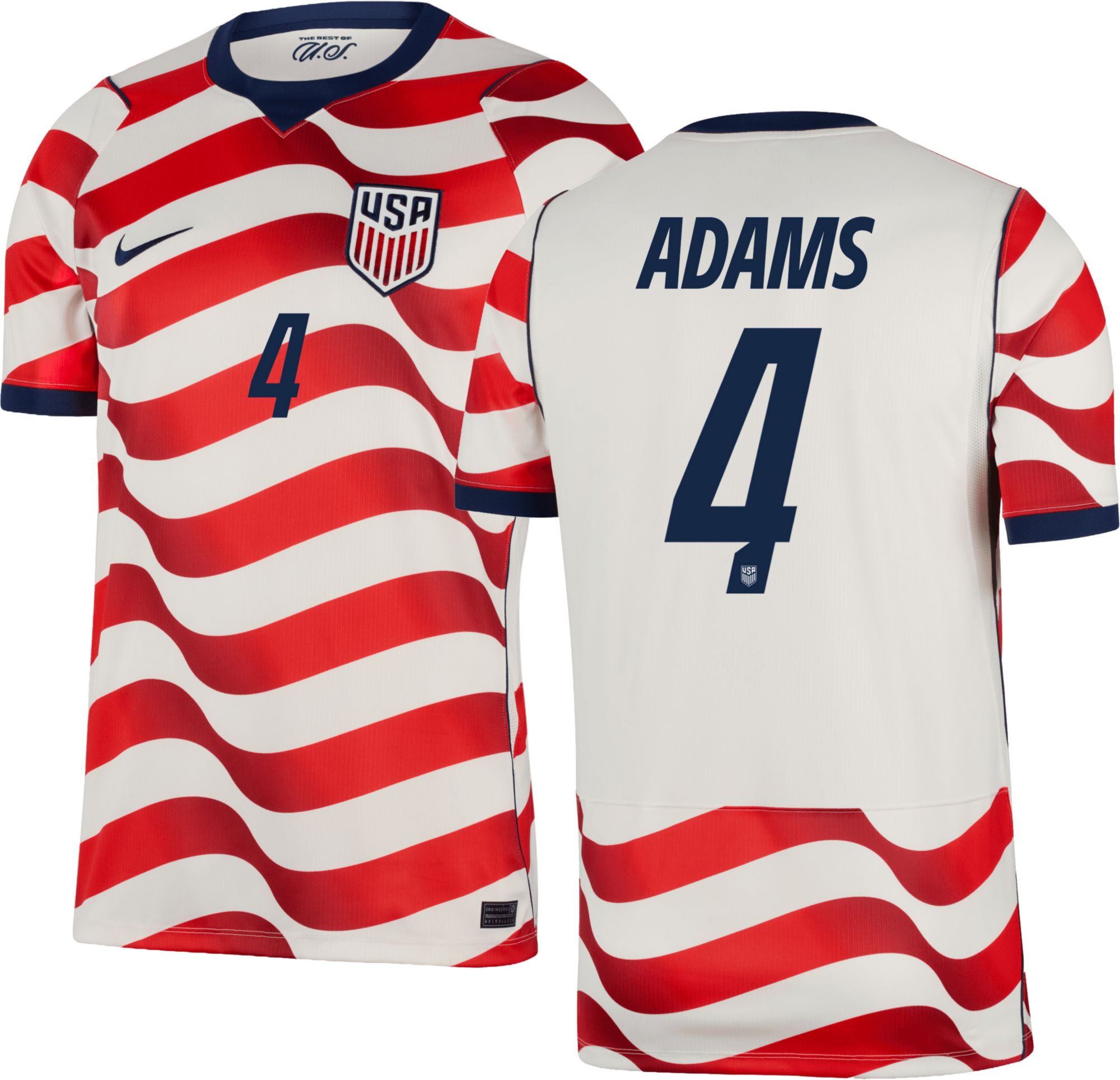 Nike Adult USMNT Tyler Adams #4 2026 Home Replica Jersey