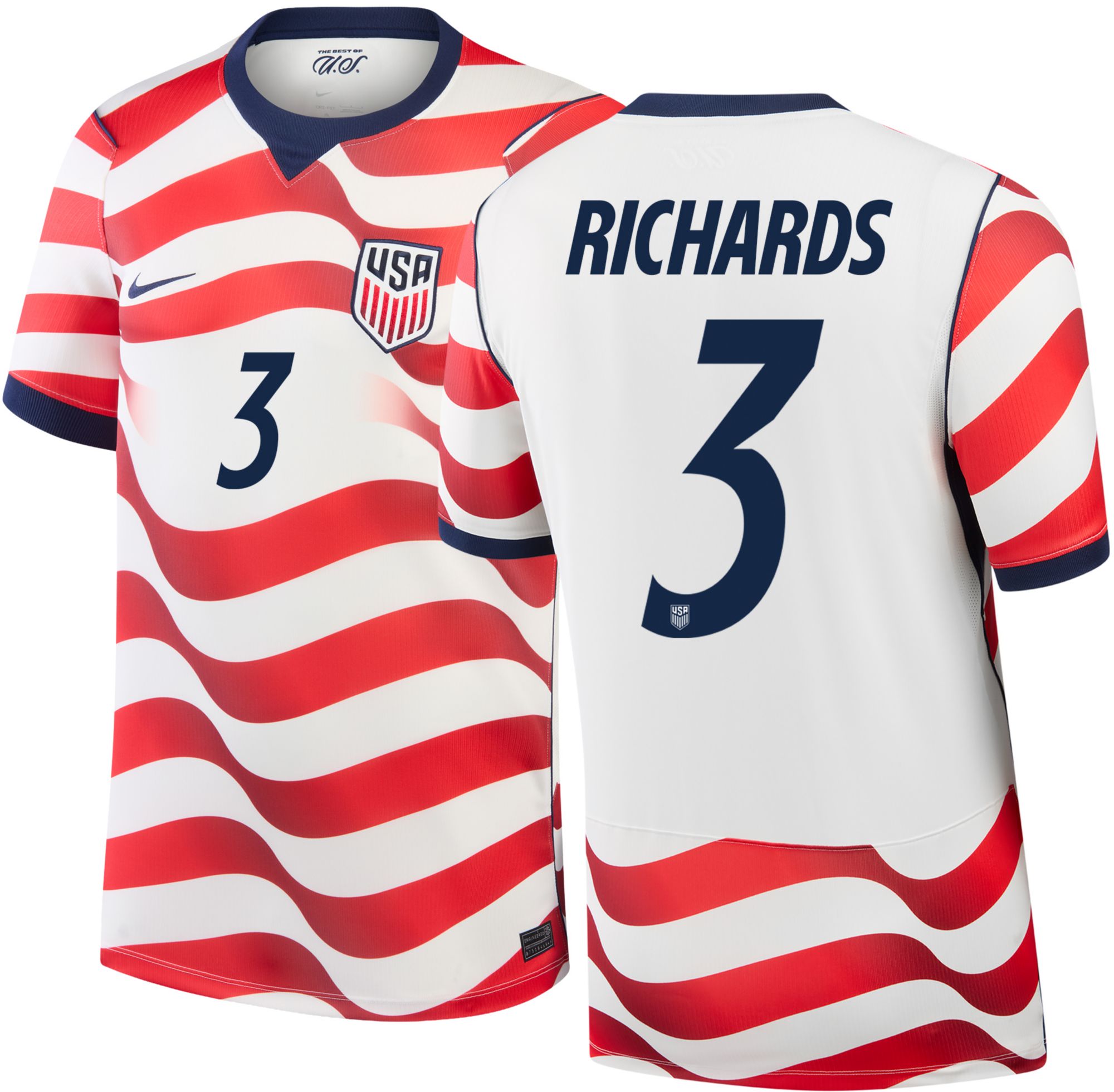 Nike Adult USMNT Chris Richards #3 2026 Home Replica Jersey