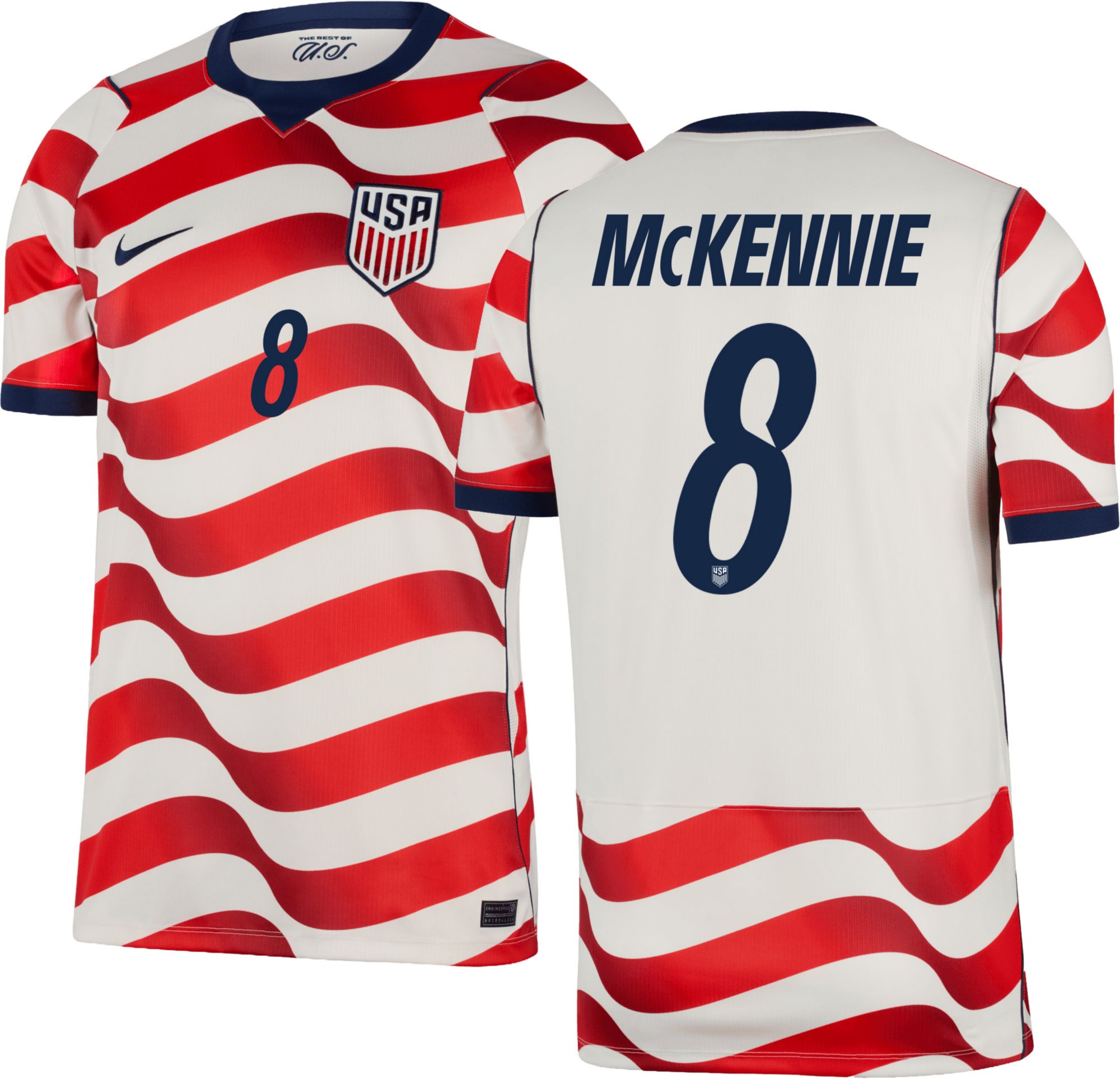 Nike Adult USMNT Weston McKennie #8 2026 Home Replica Jersey