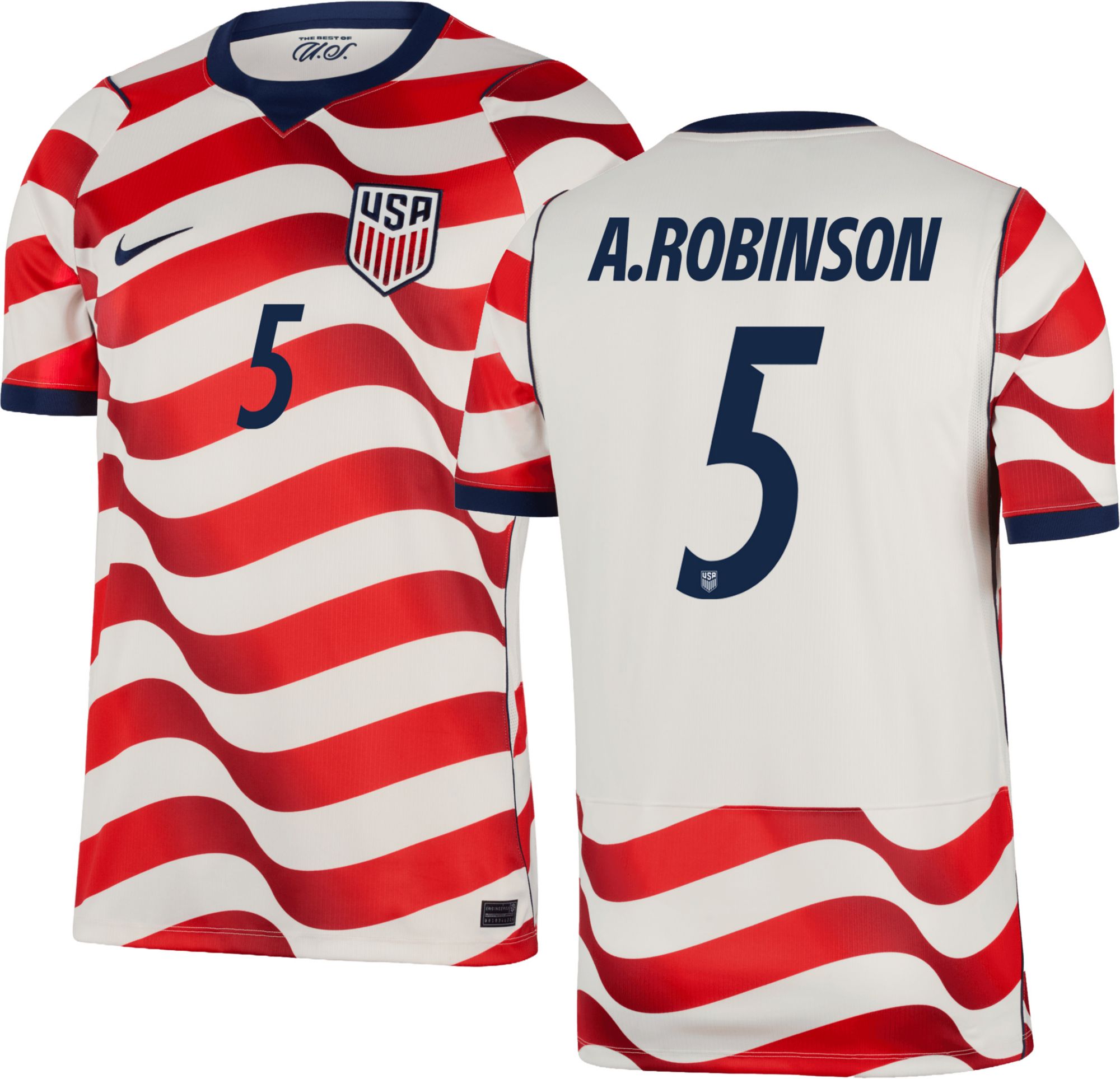 Nike Adult USMNT Antonee Robinson #5 2026 Home Replica Jersey
