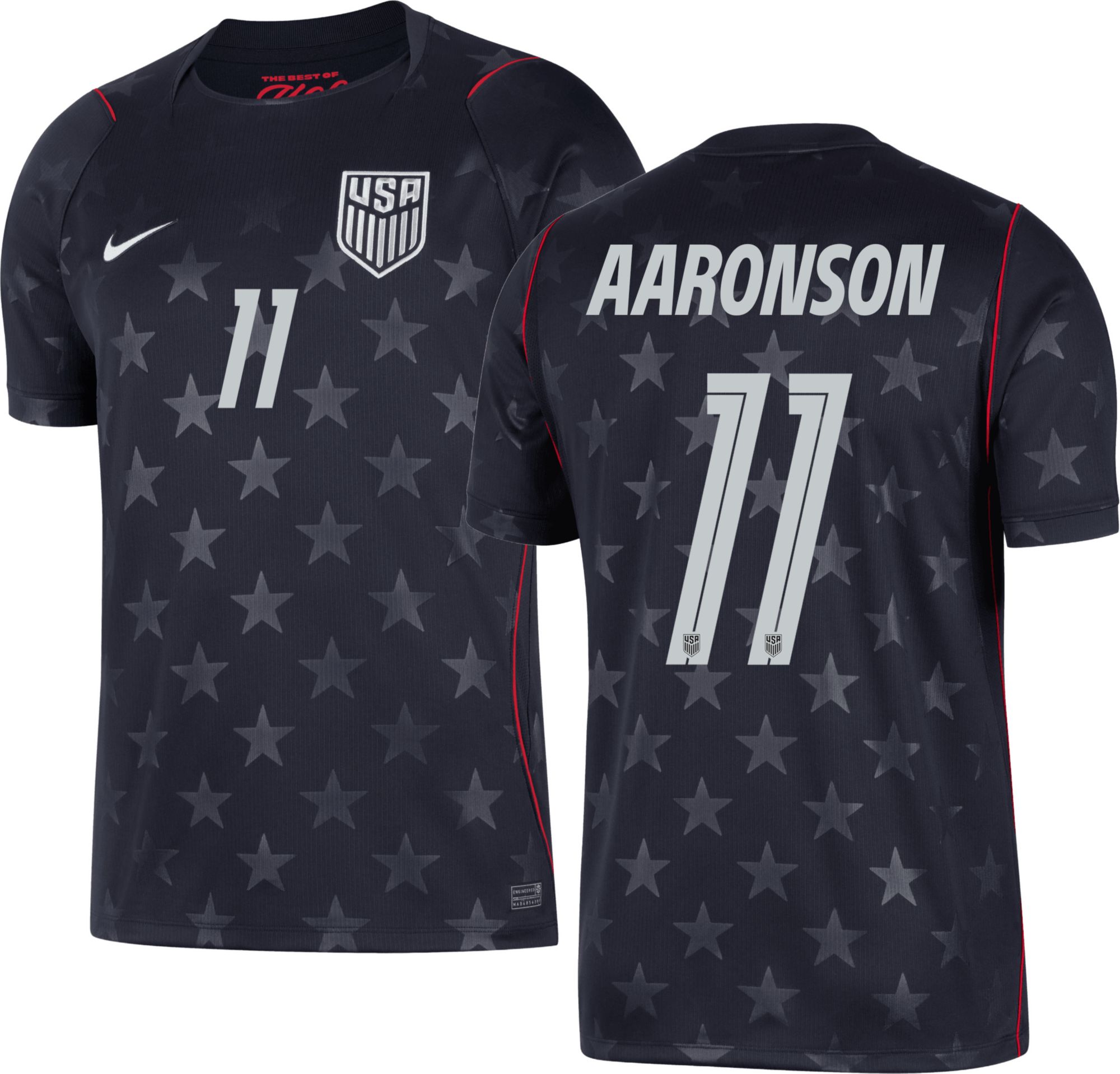 Nike Adult USMNT Brenden Aaronson #11 2026 Away Replica Jersey