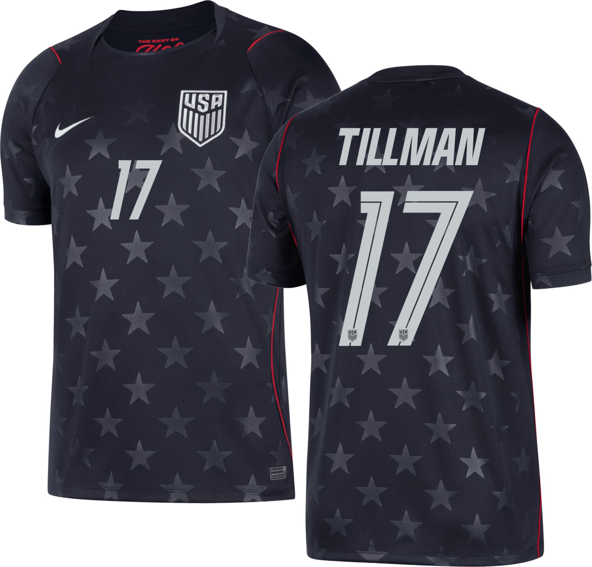 Nike Adult USMNT Malik Tillman #17 2026 Away Replica Jersey